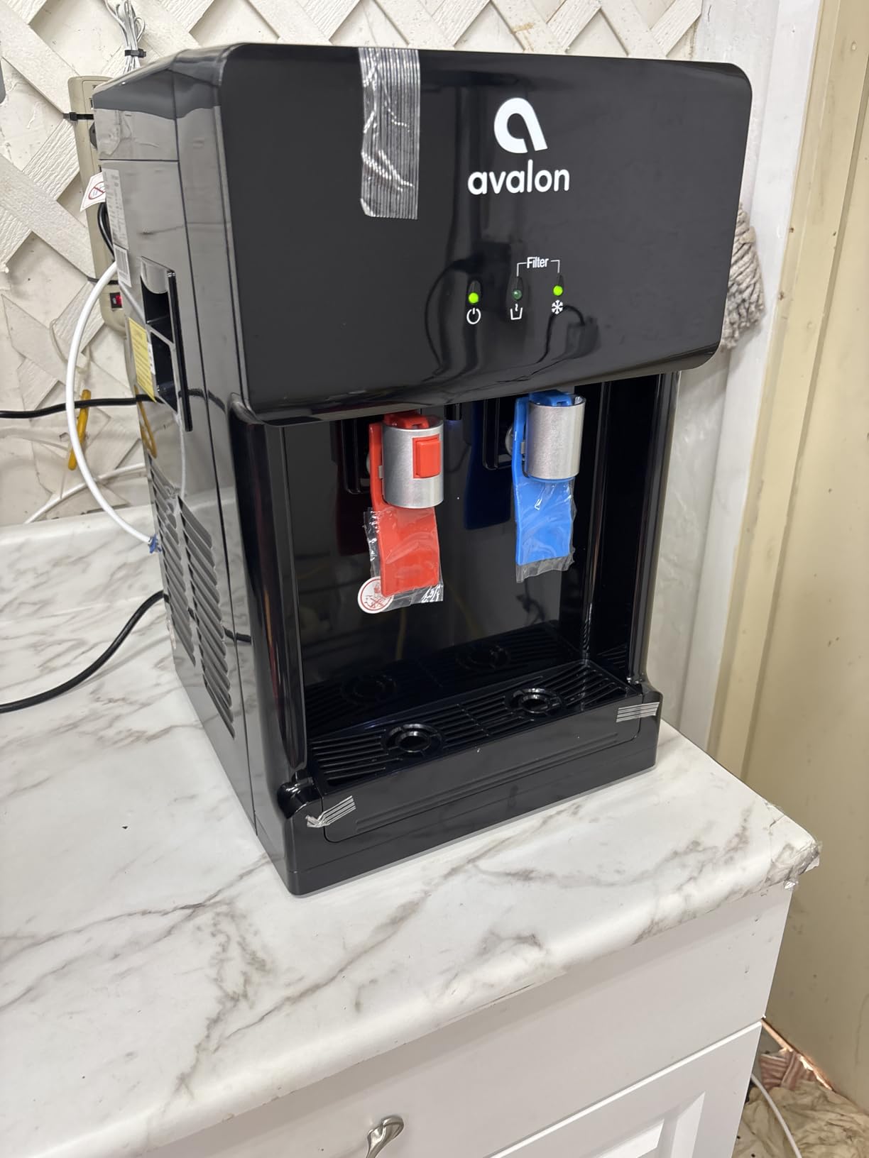 Avalon B8BLK Countertop Touchless Bottleless Water Cooler - 2 Stage Water Filters and Installation Kit Included, NSF Certified, UL Approved, Black customer photo 1