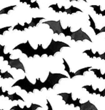 DIYASY Bats Wall Decor, 120 Pcs 3D Bat Halloween Decoration Stickers for Home Decor 4 Size Waterproof Black Spooky Bats for Room Decals customer photo 1
