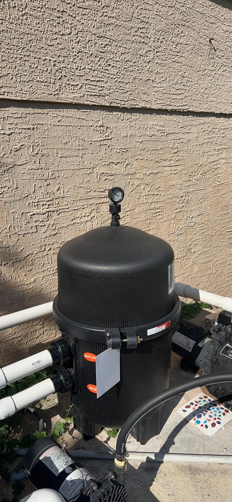 XtremepowerUS 425 Sq. Ft. Swimming Pool Cartridge Filter, 4-Element High Flow Filter System for In-Ground & Above Ground Pools & Spas, 2-Inch Ports, Heavy-Duty Pool Water Filtration customer photo 1