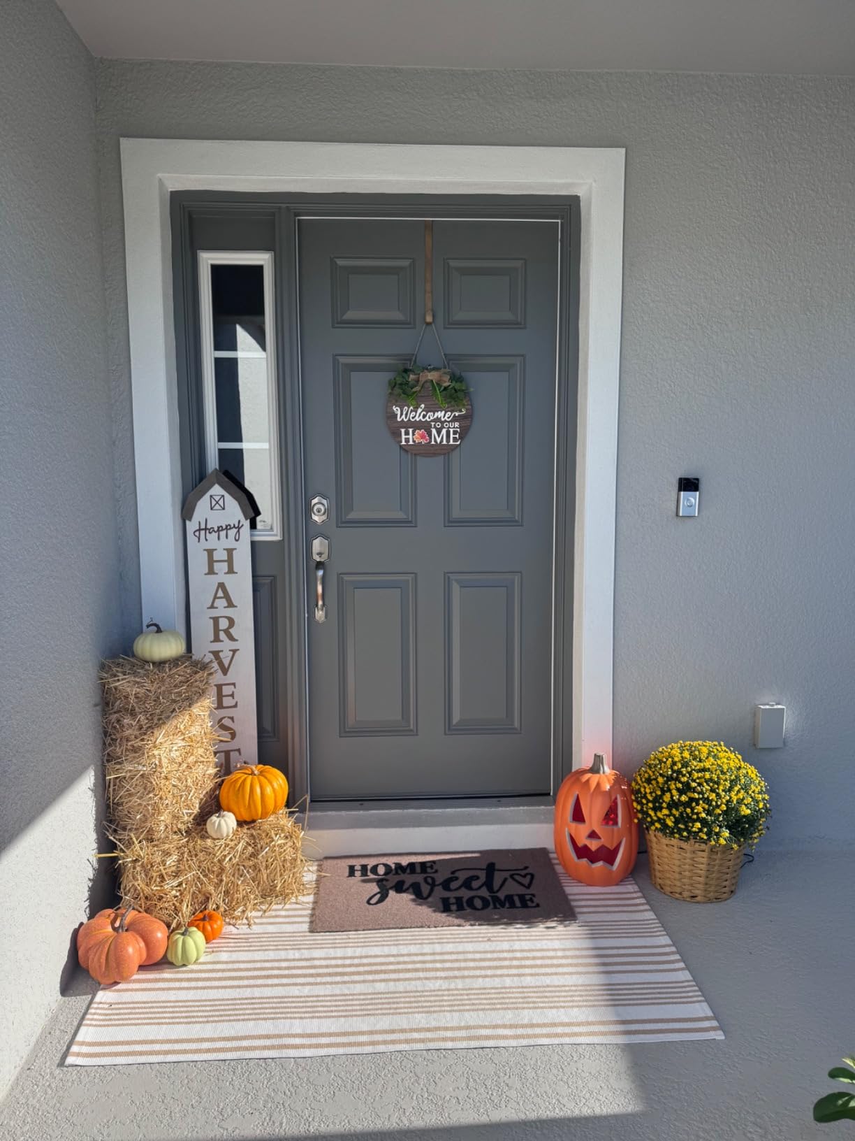 Barnyard Designs Front Door Welcome Mat (Hello, 30x17) customer photo 2