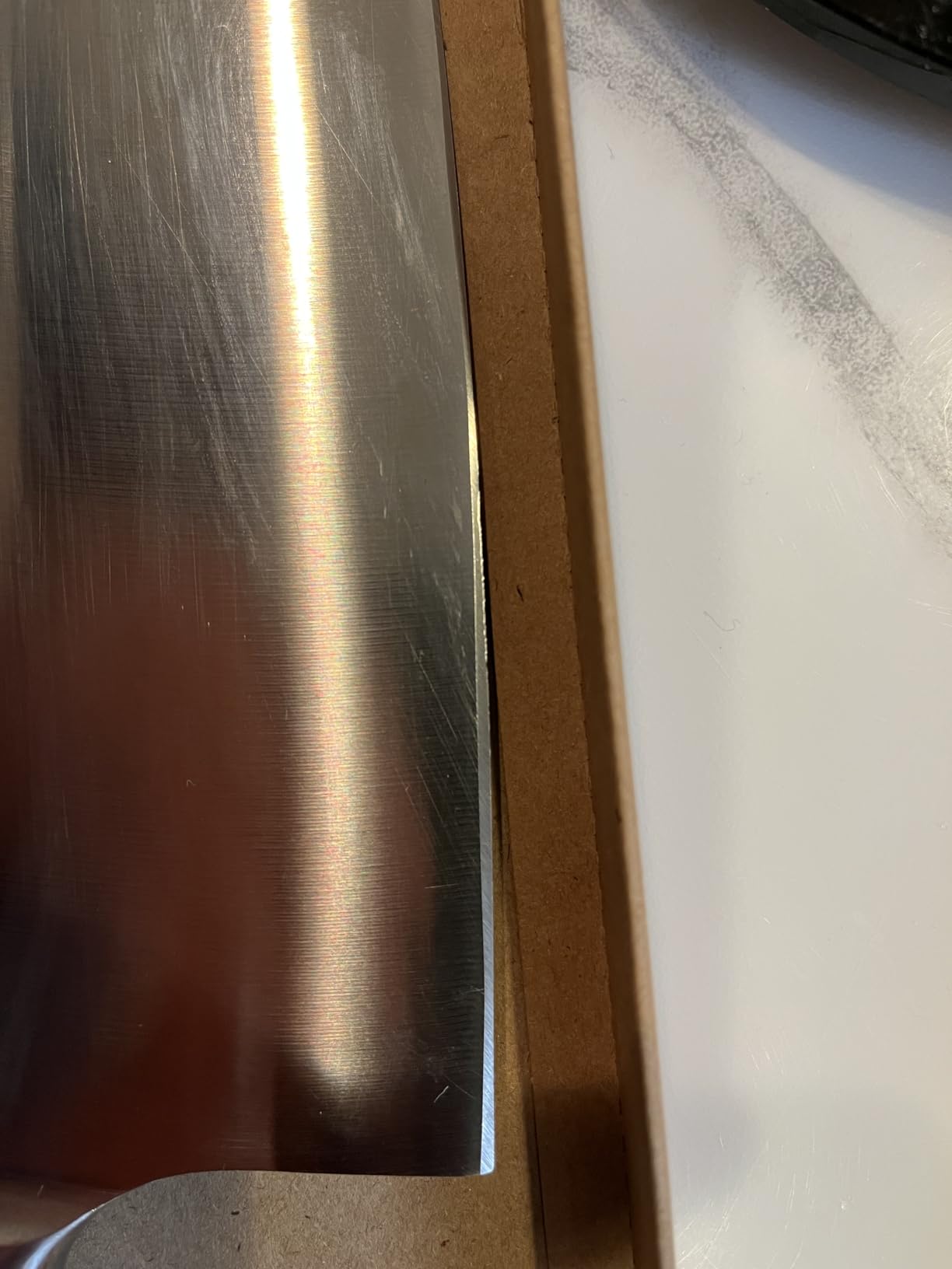 Mueller 7-Inch Meat Cleaver Butcher Knife, German High Carbon Steel customer photo 1