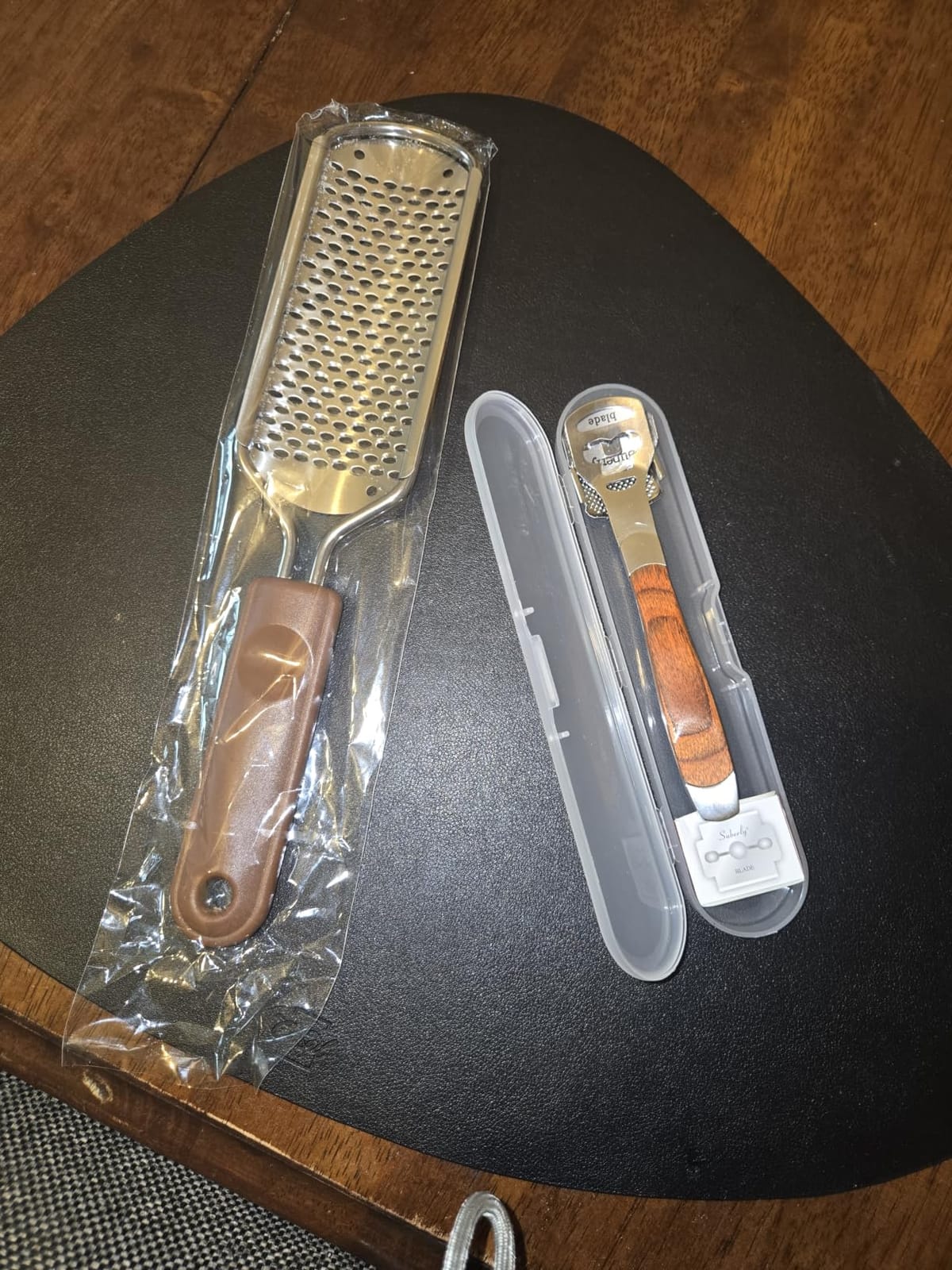 2 Pack Pedicure Kit, Foot File Callus Remover, Heel Scraper for Feet customer photo 1