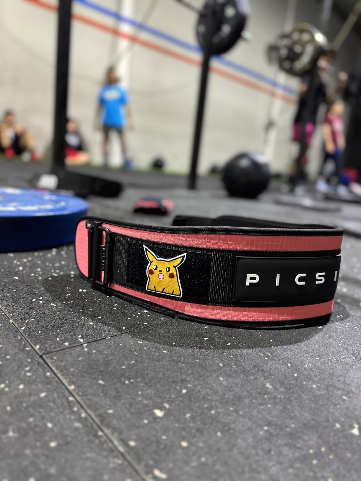 PICSIL - Weight Lifting Belt | Core & Back Support | Customizable with Patch Space | Ideal for Cross training, Squats & Barbell Exercises | Strength Belt for Women and Men | customer photo 2