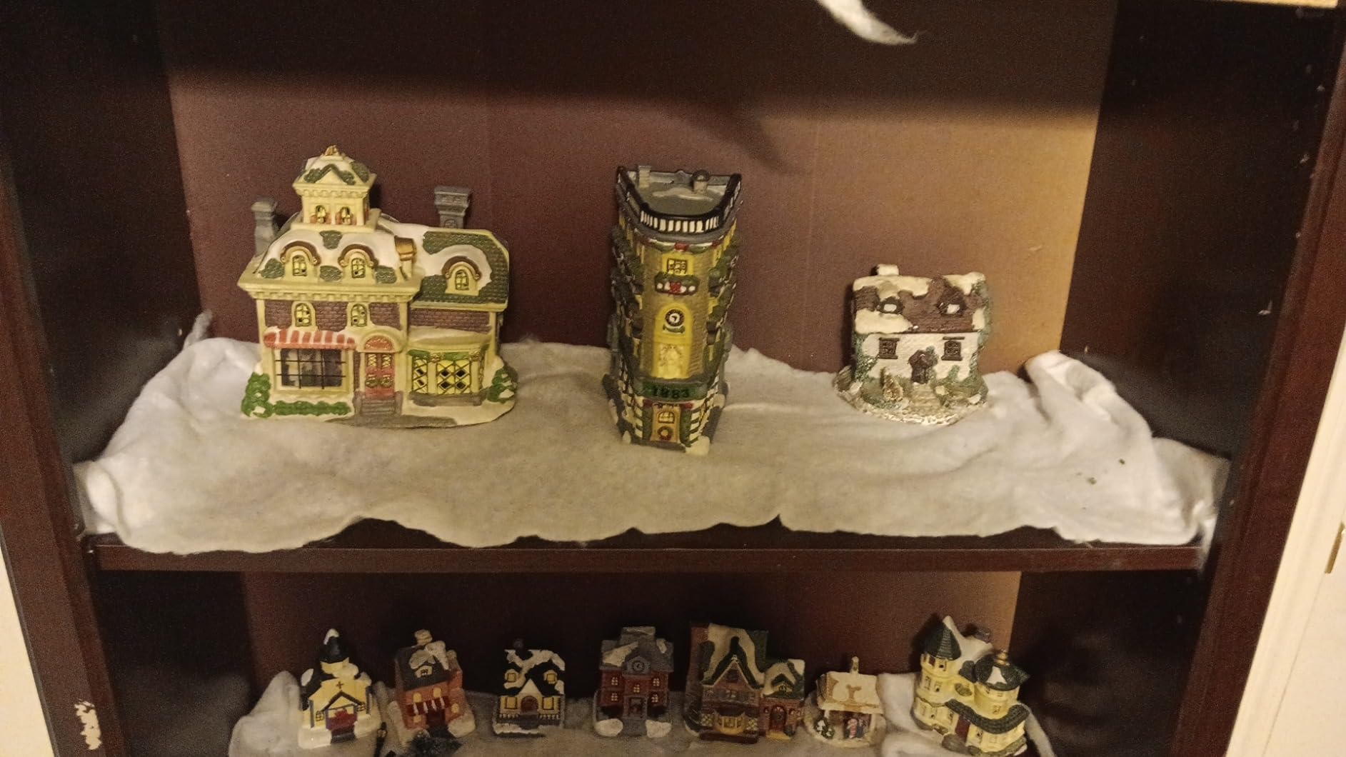 Christmas Village Sets with LED Lights and Figurines Indoor Decor customer photo 1