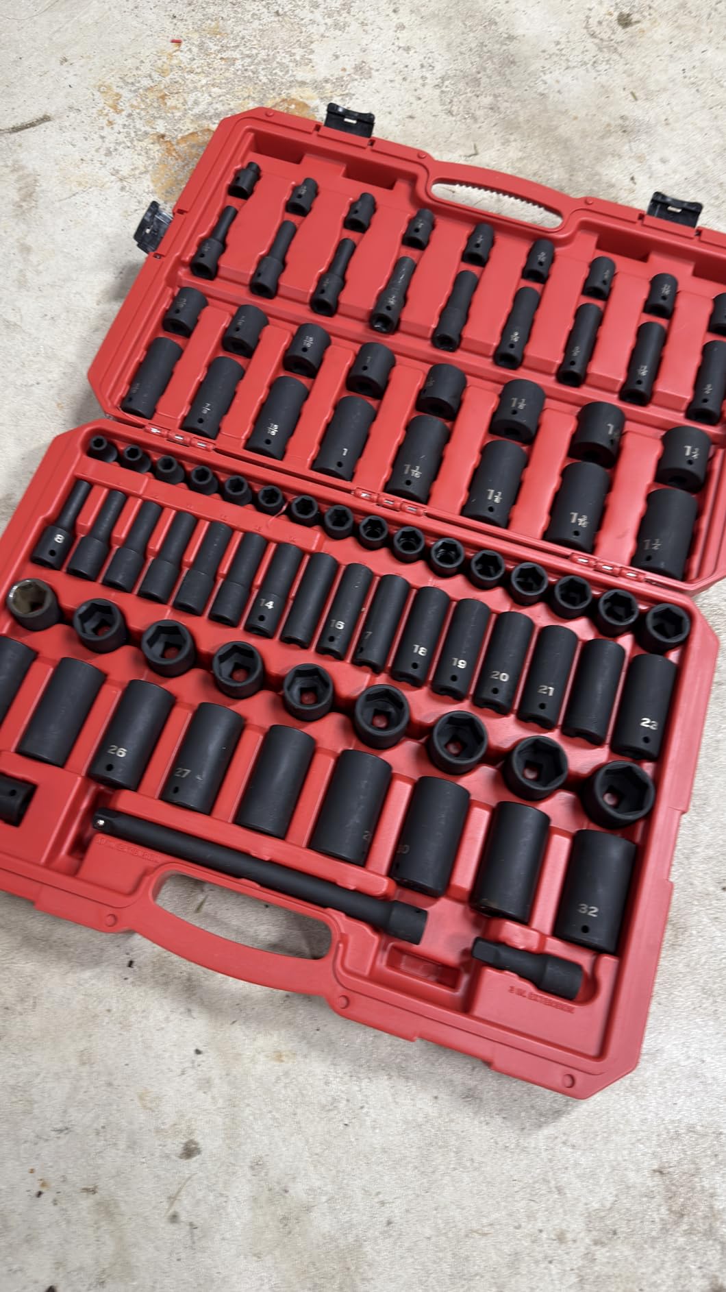 TEKTON 1/2 Inch Impact Socket Set, 87-Piece | SID92407 customer photo 1