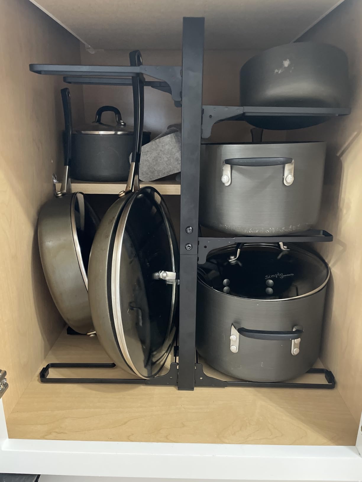ORDORA Pots and Pans Organizer Under Cabinet 16.6