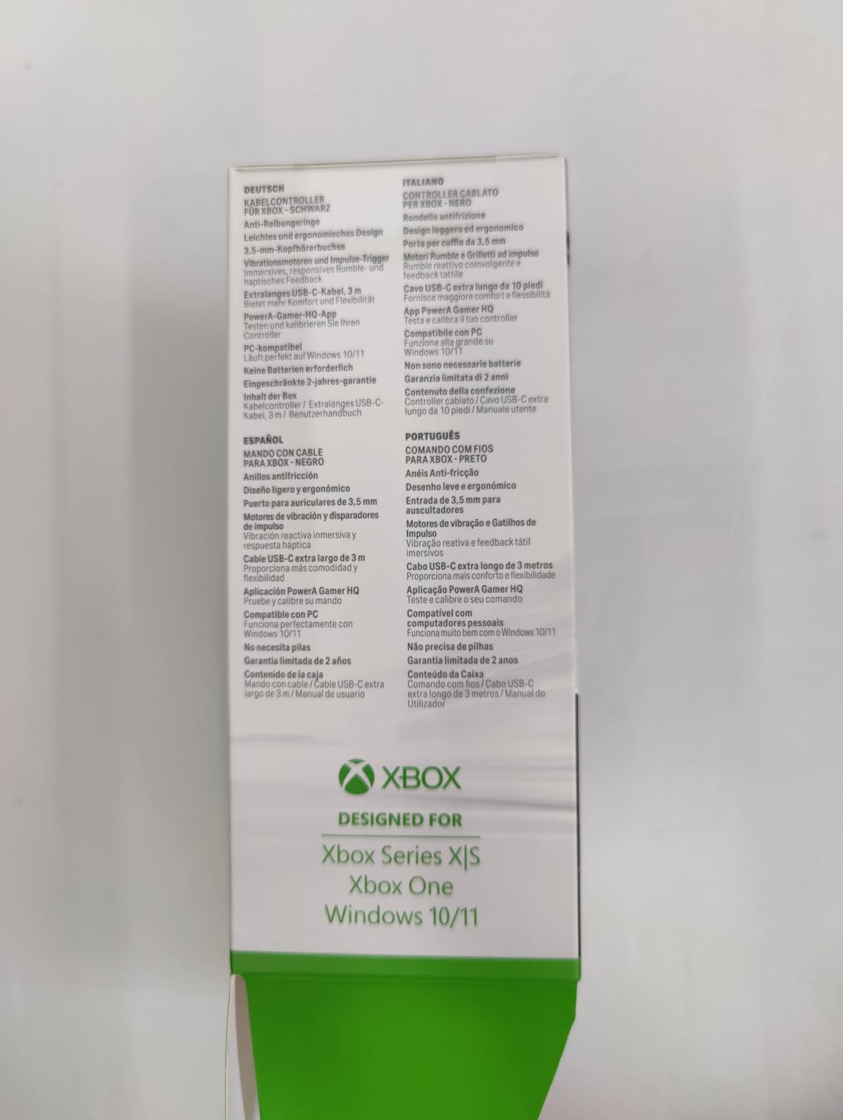 PowerA Wired Controller for Xbox Series X|S - Black, gamepad, wired video game controller, gaming controller, works with Xbox One and Windows 10/11 customer photo 2