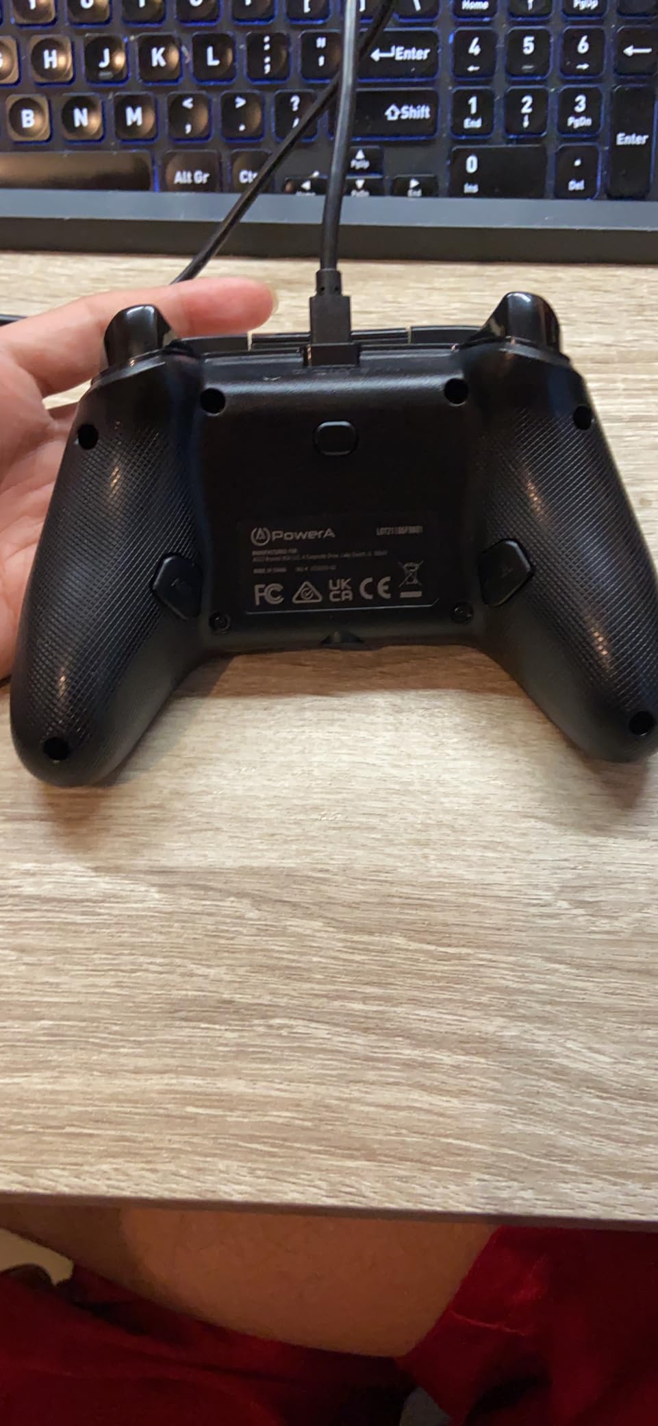 PowerA Enhanced Wired Controller for Xbox Series X|S - Blue, Officially Licensed for Xbox customer photo 1