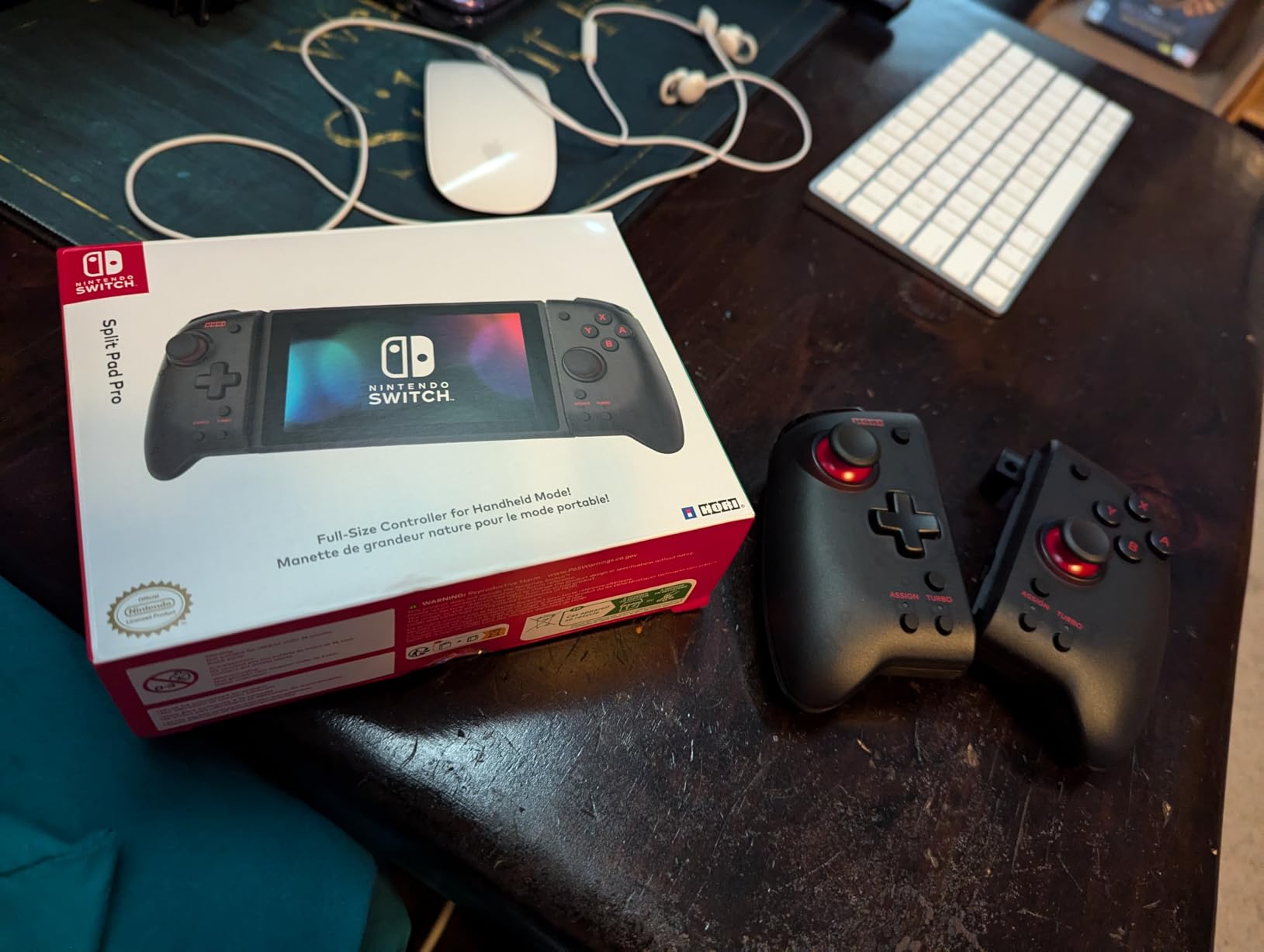 Hori Nintendo Switch Split Pad Pro (Black) Ergonomic Controller for Handheld Mode - Officially Licensed By Nintendo customer photo 2