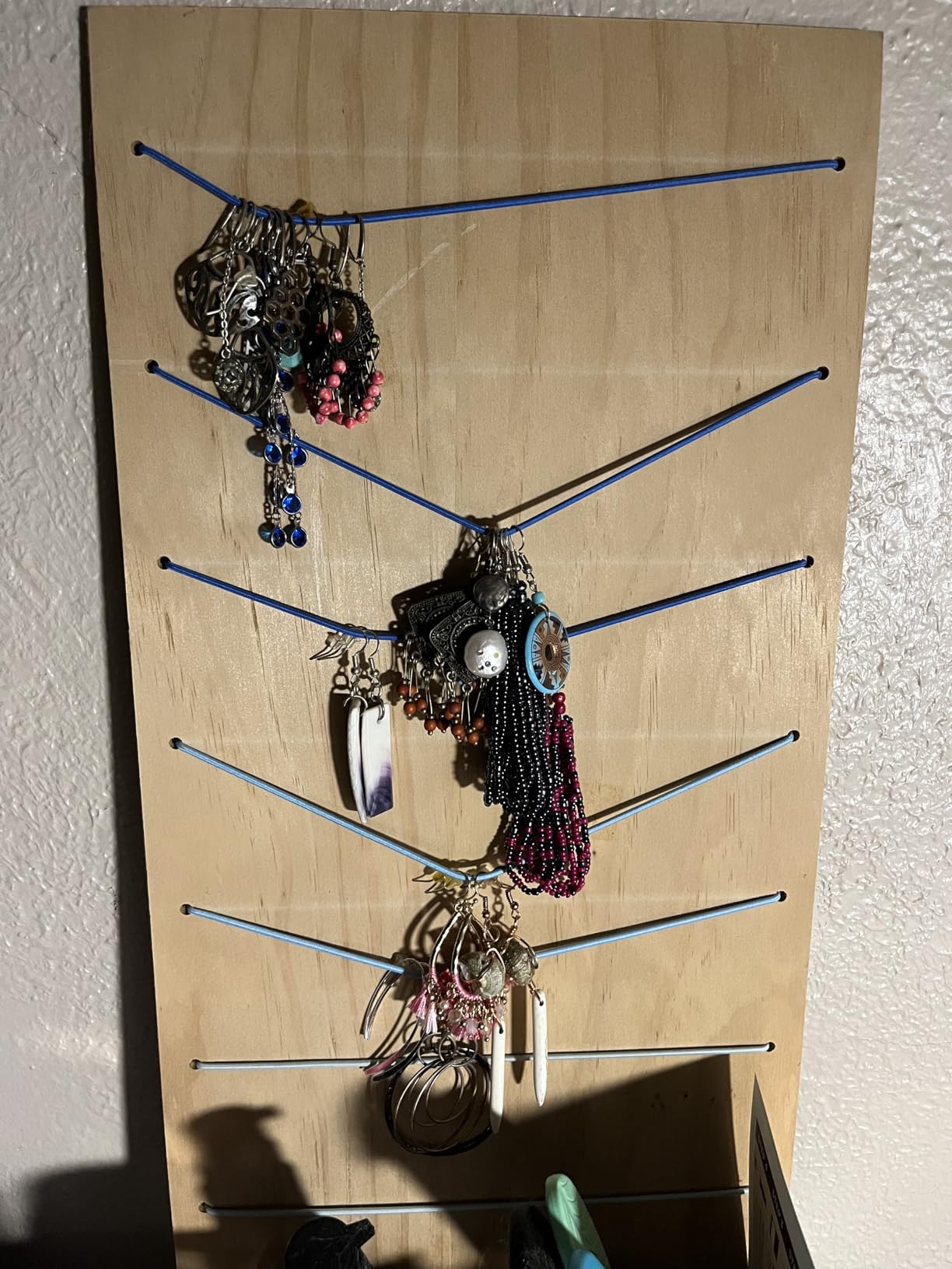 Mocolo Earring Holder Stand, Earring Organizer Display Holder Stand for Hanging Earrings(88 Holes & 4 Layers) customer photo 2
