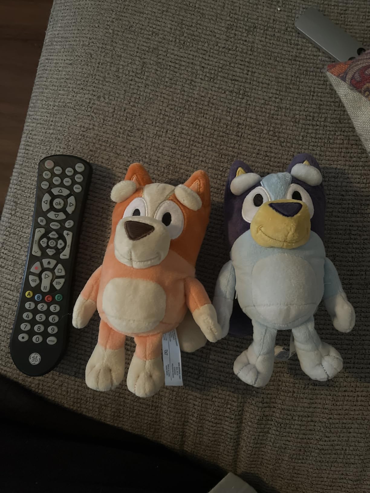 Bingo & Bluey Plush Toys 2-Pack, Soft Deluxe Fabric, Embroidered customer photo 2