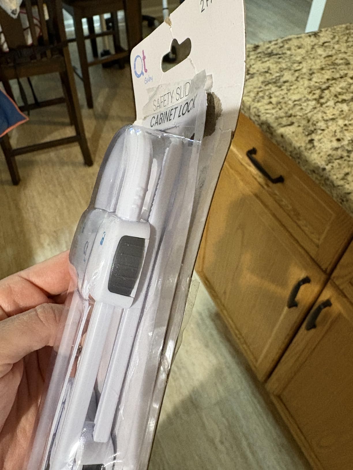 QT BABY Baby Proofing Cabinet Locks | Adjustable U Shaped Baby Safety Latches for Drawers, Fridge, Closet |Modern Baby Proofing Cabinet Lock with Extra Secure Lock Buttons (Pack of 2, White) customer photo 2