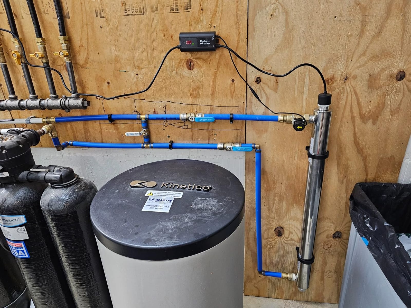 iSpring UVF55FS Whole House UV Water Filter, 1