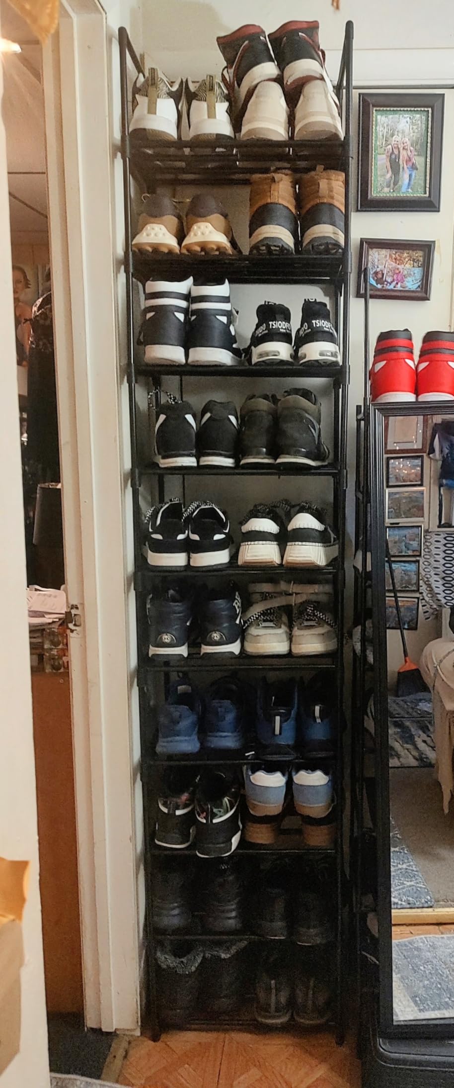 OYREL Shoe Rack - Sturdy Metal Shoes Storage Organizer for Closet, Entryway customer photo 1