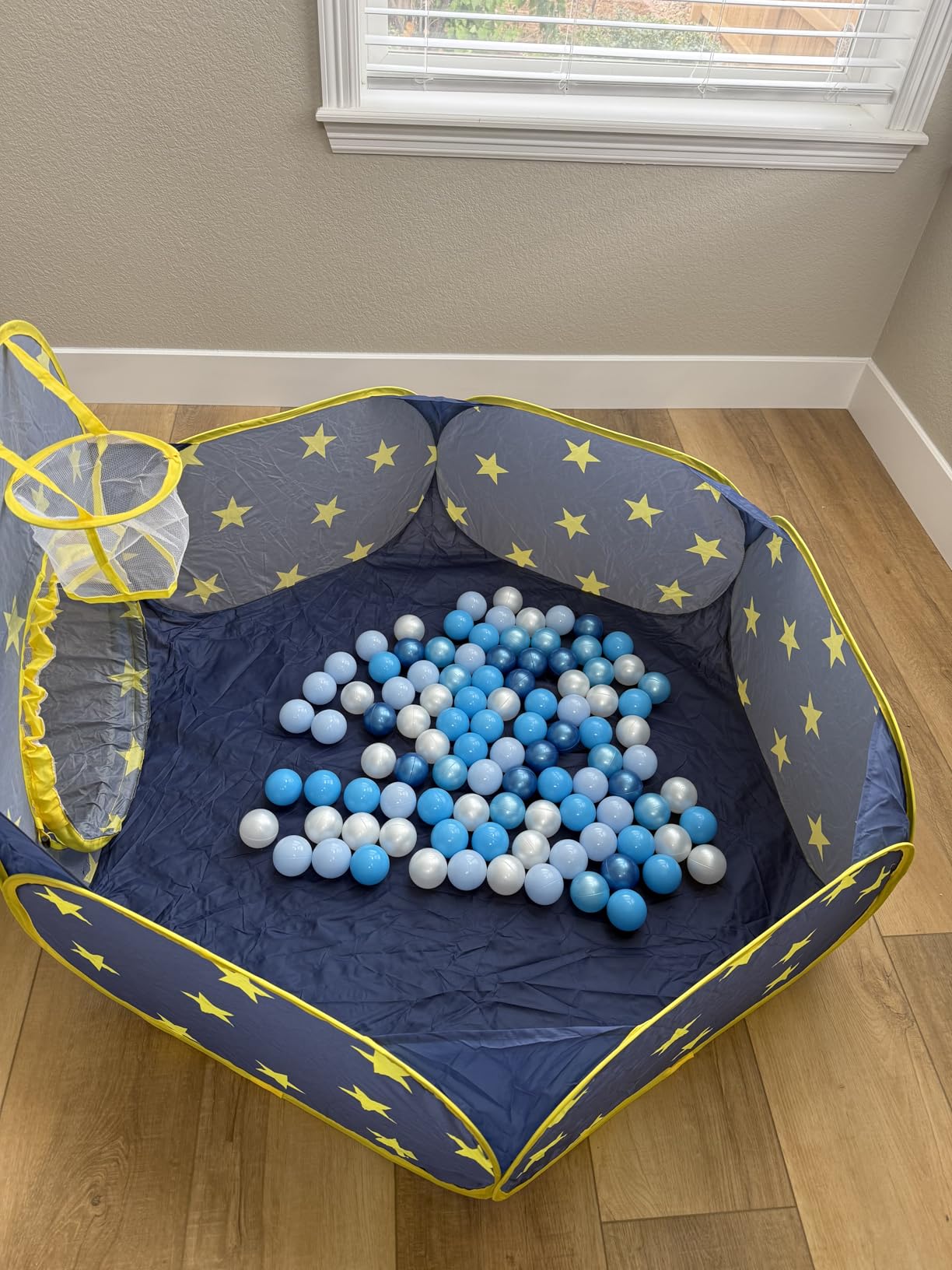 PigPigPen 3pc Kids Play Tent for Boys with Ball Pit, Crawl Tunnel, Princess Tents for Toddlers, Baby Space World Playhouse Toys, Boys Indoor& Outdoor Play House, Perfect Kid’s Gifts customer photo 1