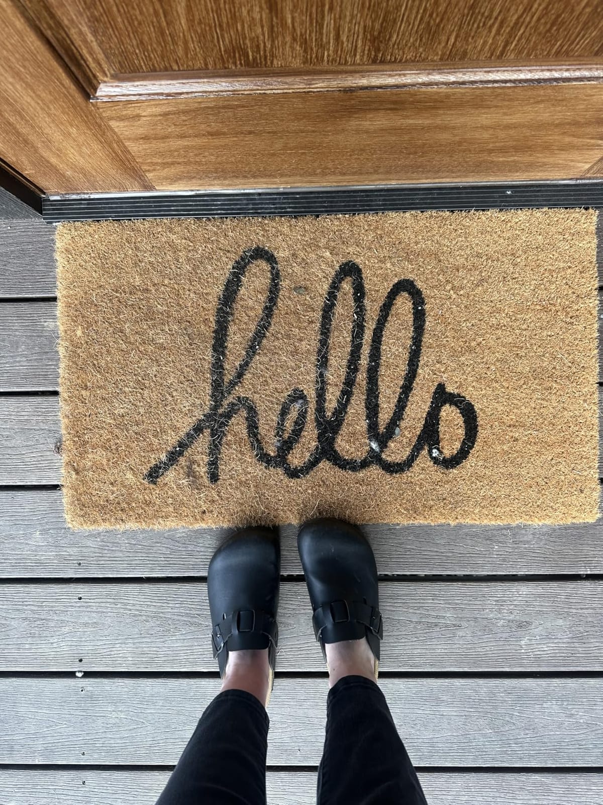 Christmas Door Mat Outdoor • Merry Christmas • Coir • Front Door • 17 x 30 customer photo 1