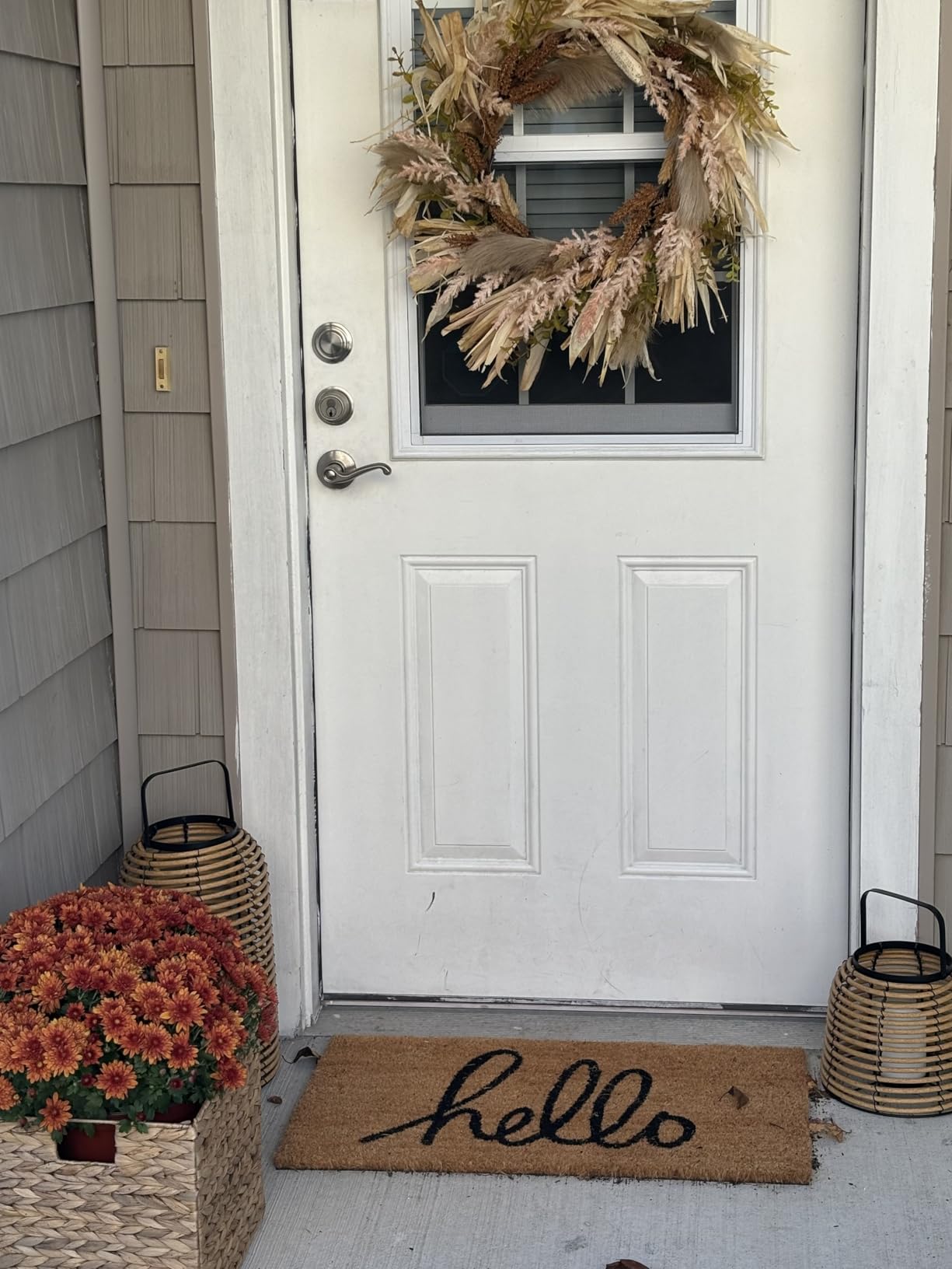Christmas Door Mat Outdoor • Merry Christmas • Coir • Front Door • 17 x 30 customer photo 2