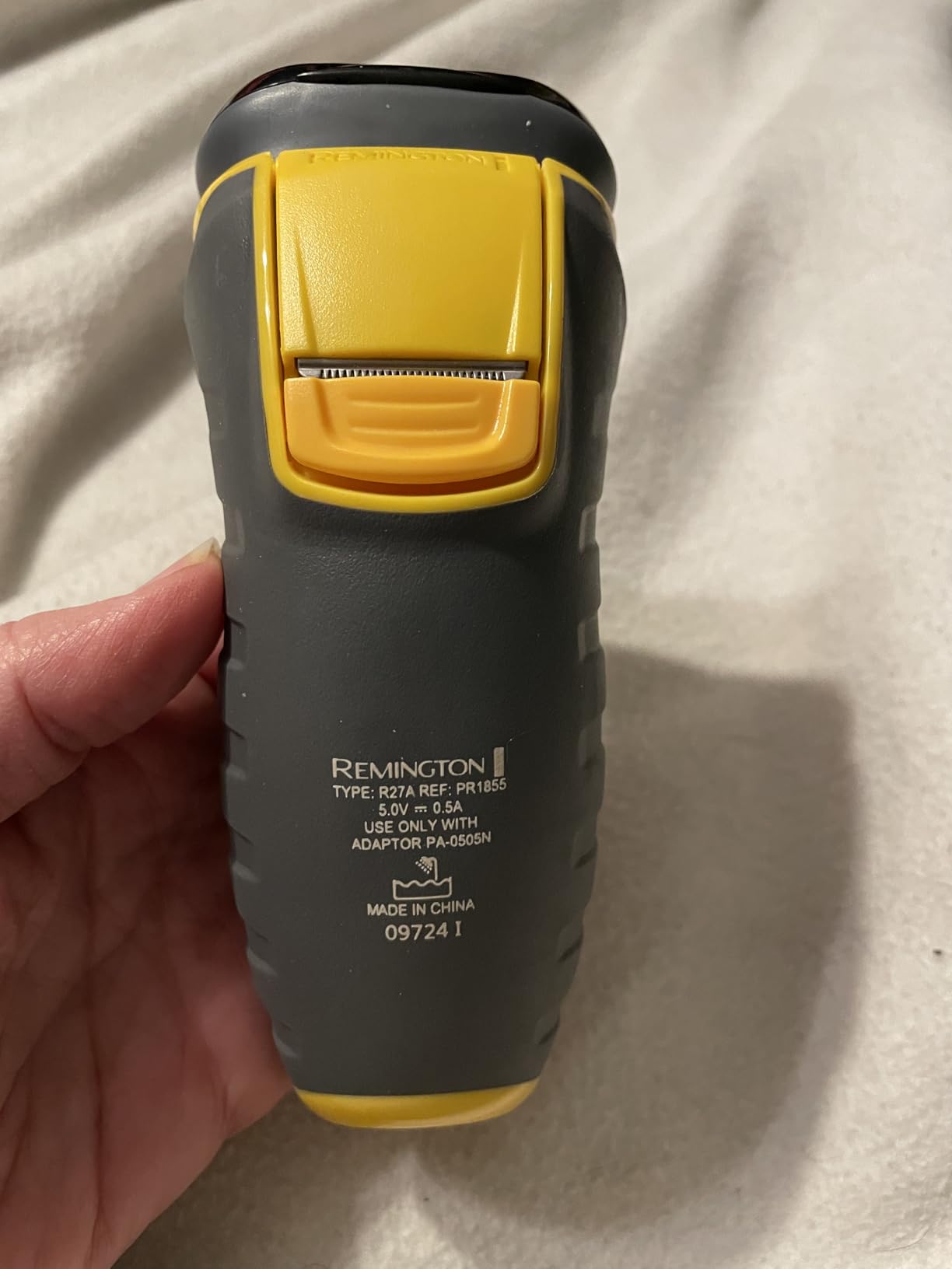 Remington Indestructible Rotary Shaver 5100, Electric Razor, Yellow | 100% Waterproof Design, Engineered Tough to Last, Precision Plus Heads, Dual Track Blades for men, yellow style customer photo 1