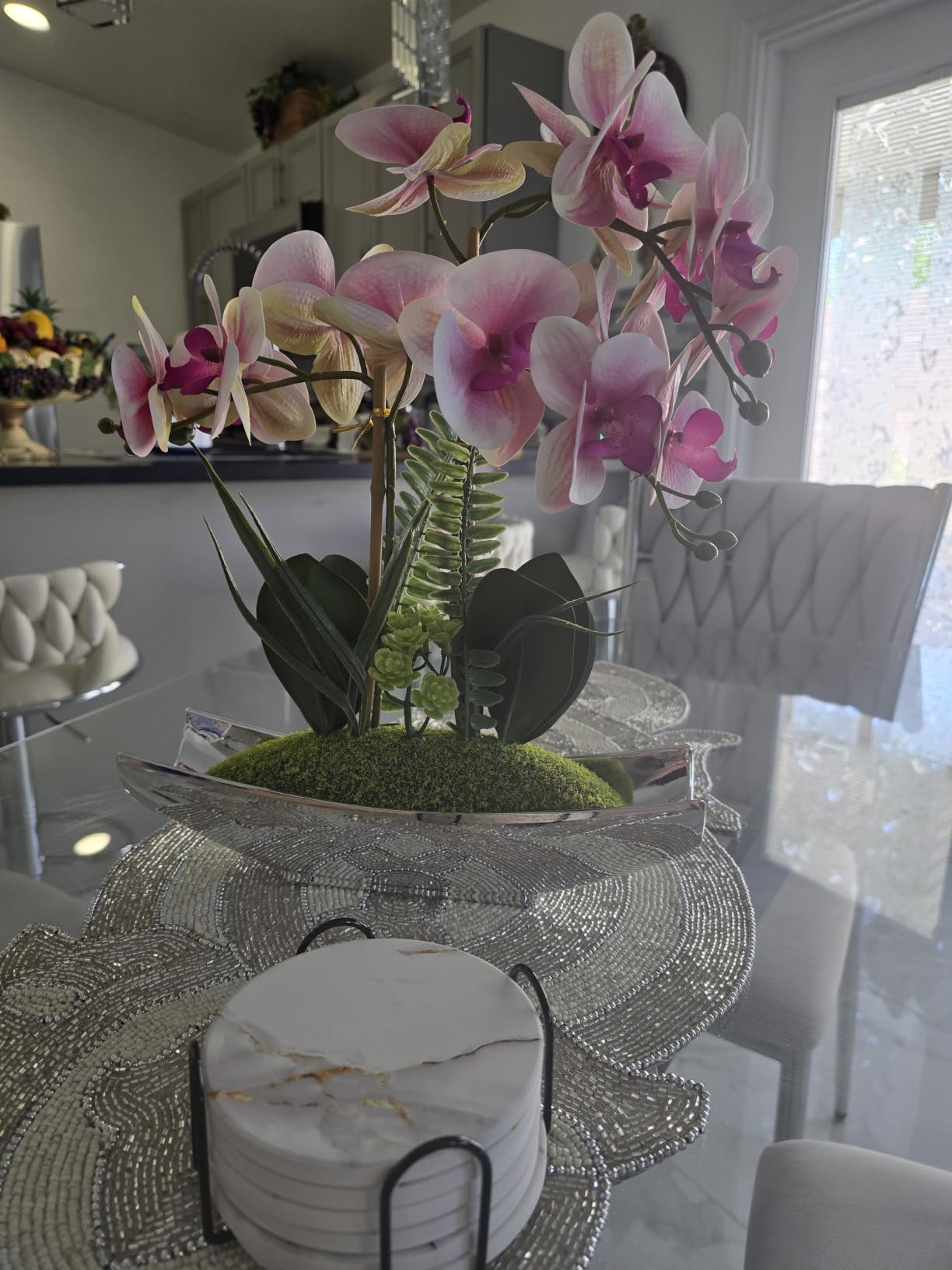 Briful Orchids Artificial Flowers 15