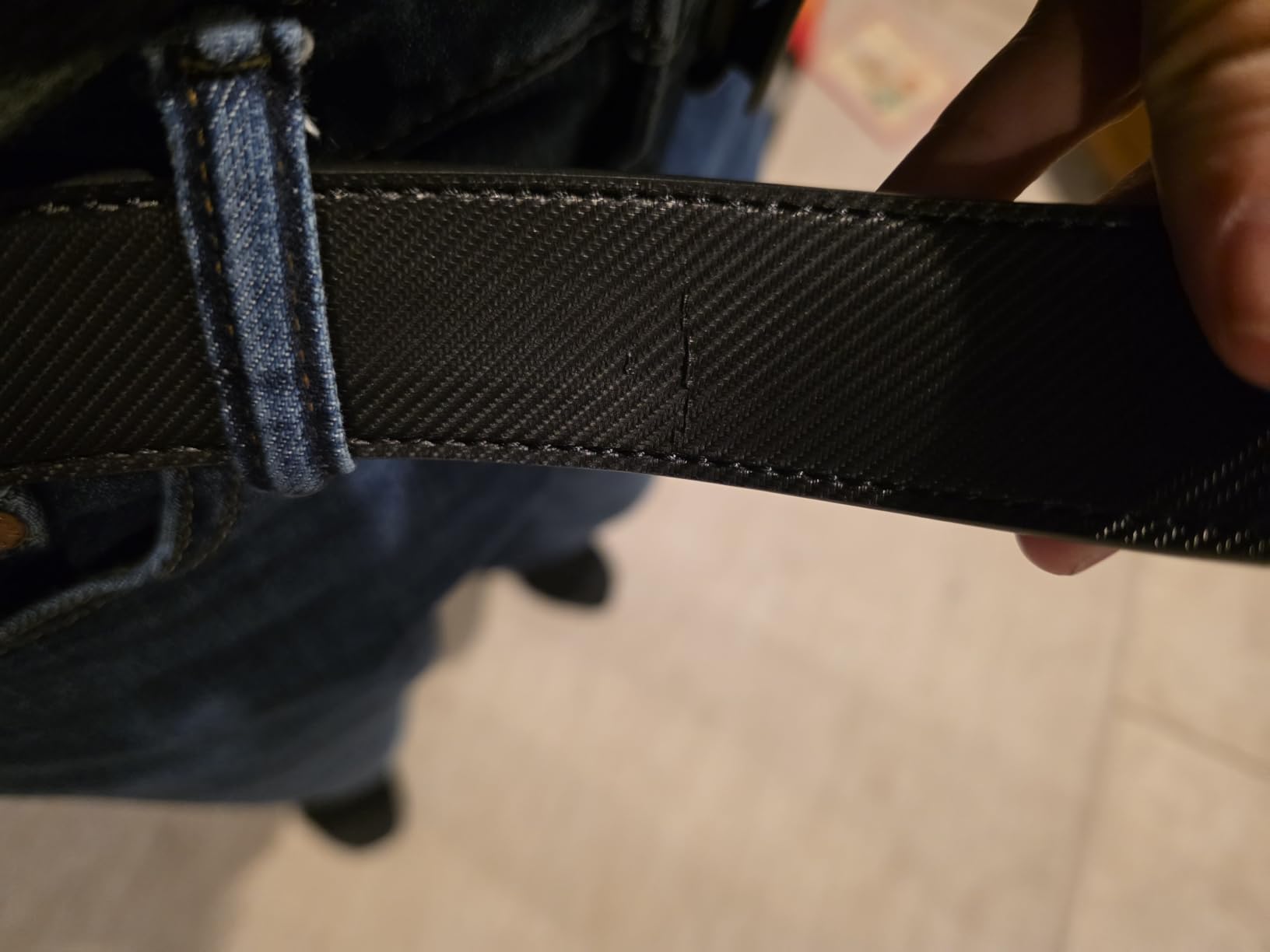 CHAOREN Men's Leather Ratchet Belt - Customizable Fit (35mm) | Smooth Sliding, Precise Micro‑Adjust, Trim to Fit, Dress & Casual Wear, Gift Box customer photo 1