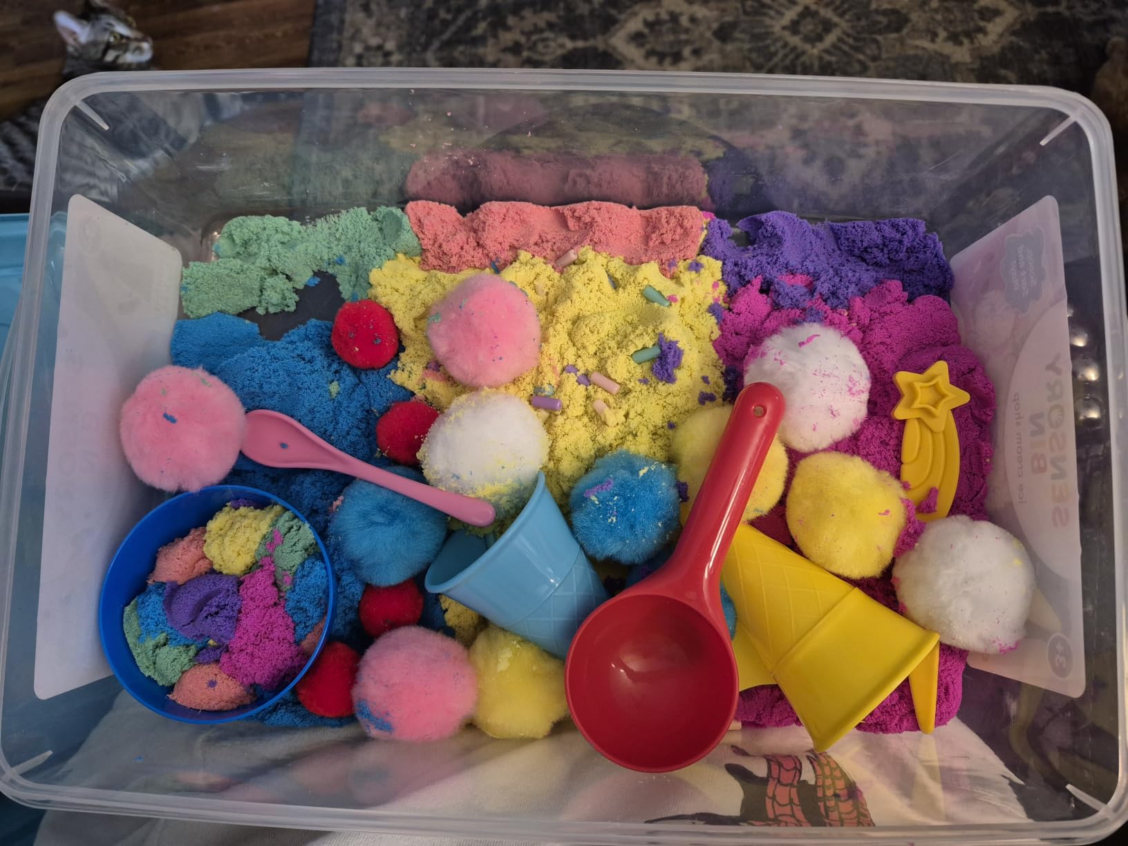 Creativity for Kids Sensory Bin: Outer Space Toys - Preschool and Toddler Sensory Toys, Kids Gifts for Boys and Girls Ages 3-5+, 10.25 x 14.5 x 4.75 inches customer photo 1
