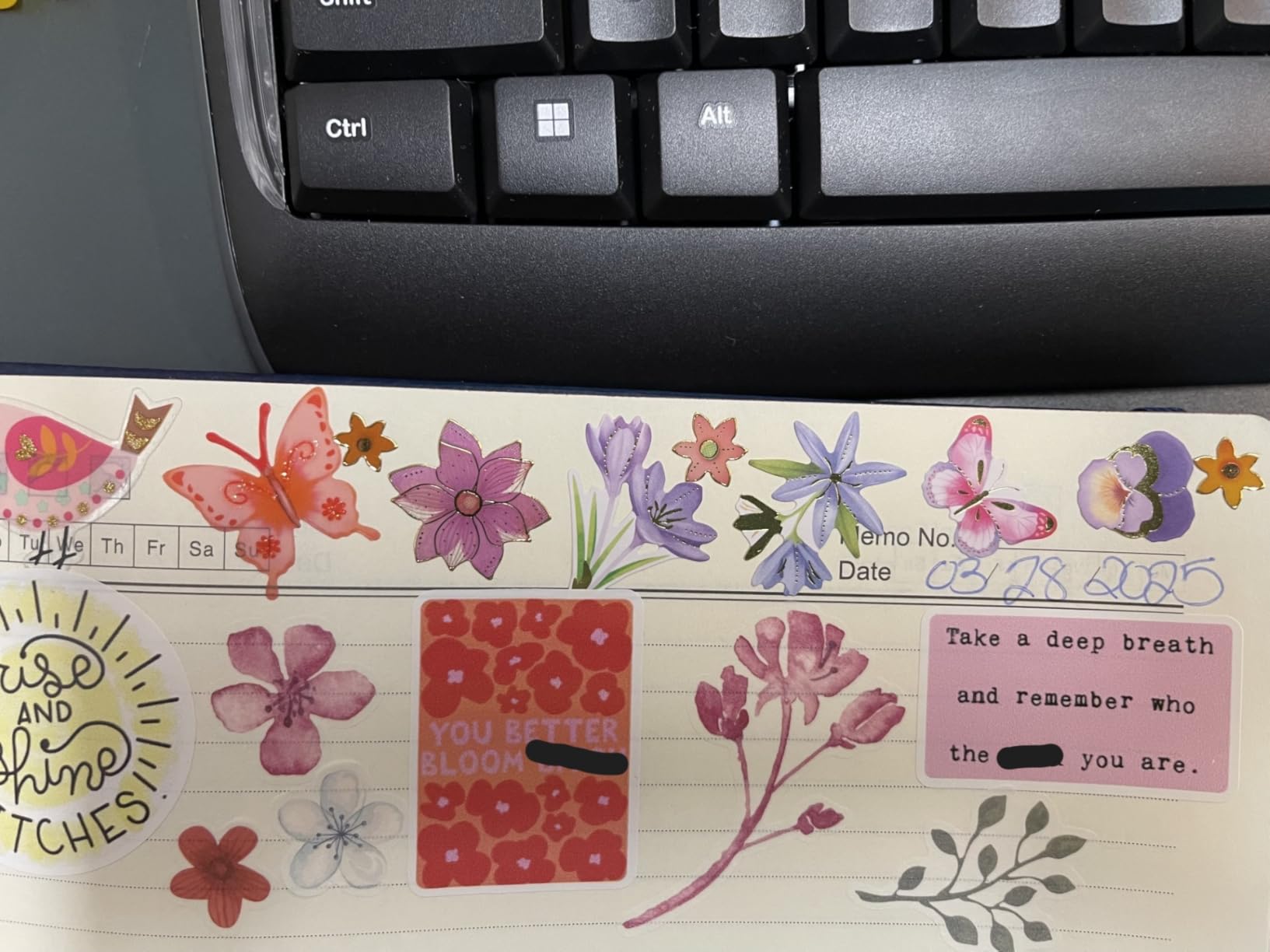 Knaid Watercolor Birds and Flowers Stickers Set - Decorative Sticker for Scrapbooking, Kid DIY Arts Crafts, Album, Bullet Journaling, Junk Journal, Planners, Calendars and Notebook customer photo 1