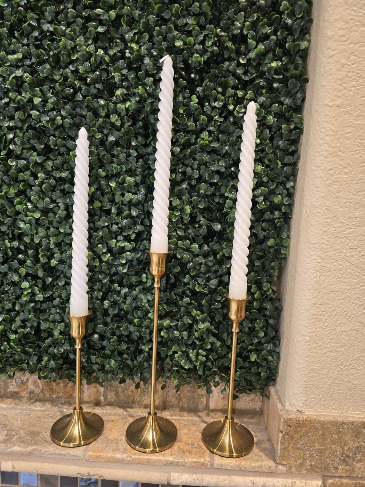 NUPTIO Candlestick Holders Vintage Centerpiece: Gold Antique Moody Decor customer photo 1