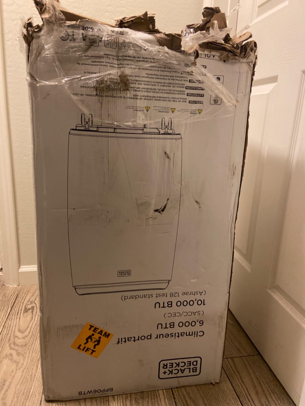 BLACK+DECKER Portable Air Conditioner, 10,000 BTU, BPP06WTB, White customer photo 2