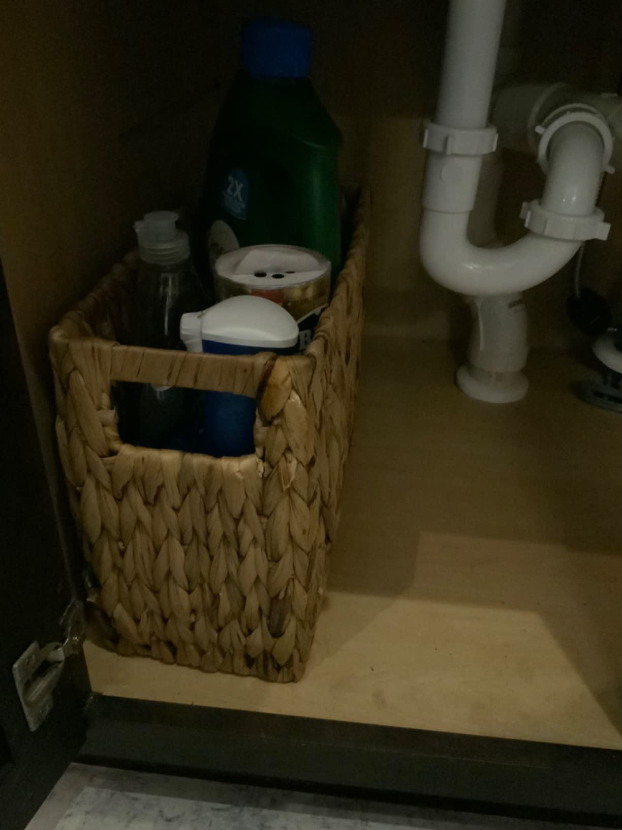 Storageworks Magazine Basket, Wicker Magazine Holder, Book Basket,Meidum customer photo 1