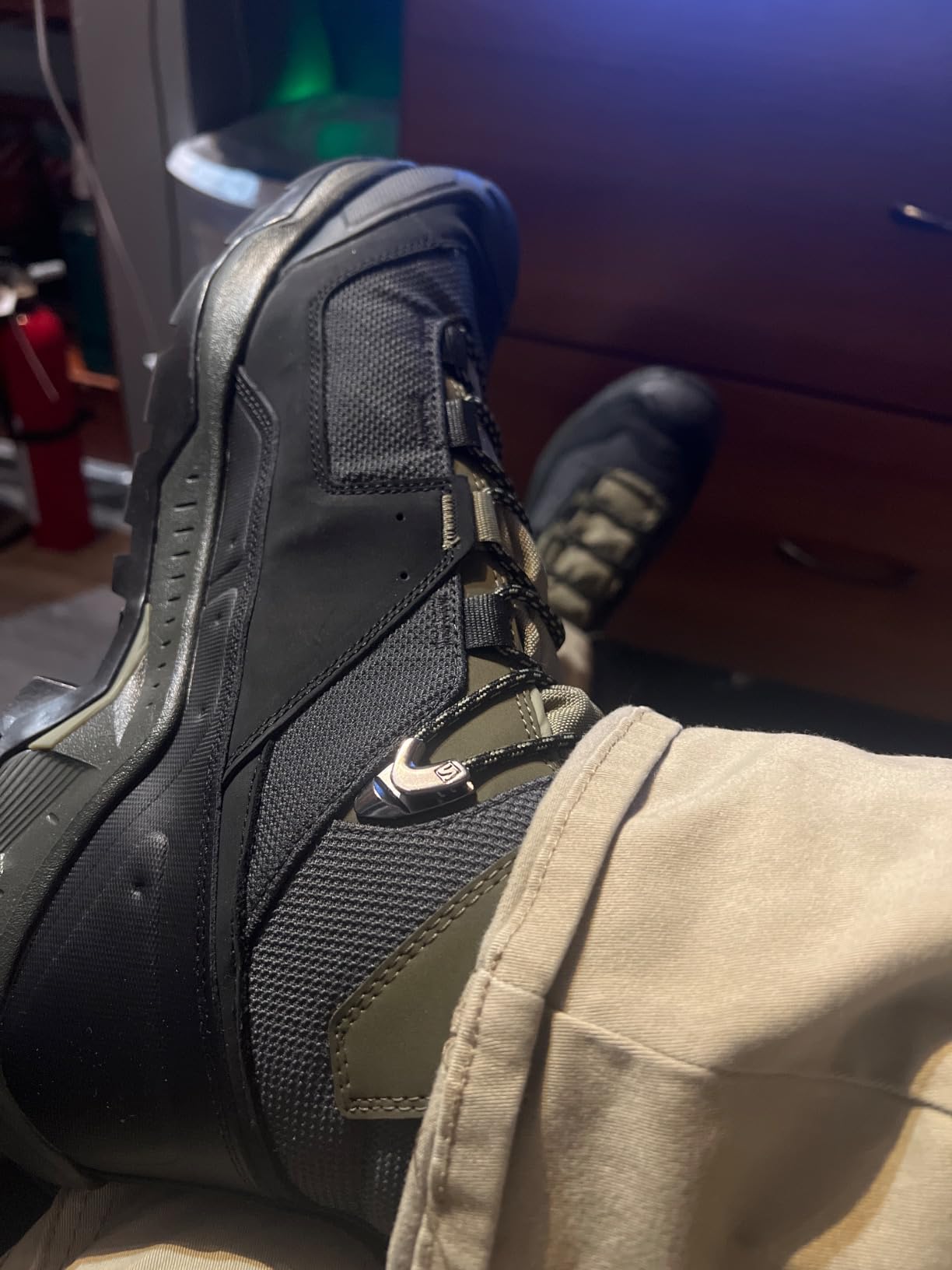 Salomon Men’s Quest Element Gore-Tex, Waterproof Neutral Leather Hiking Boots customer photo 2