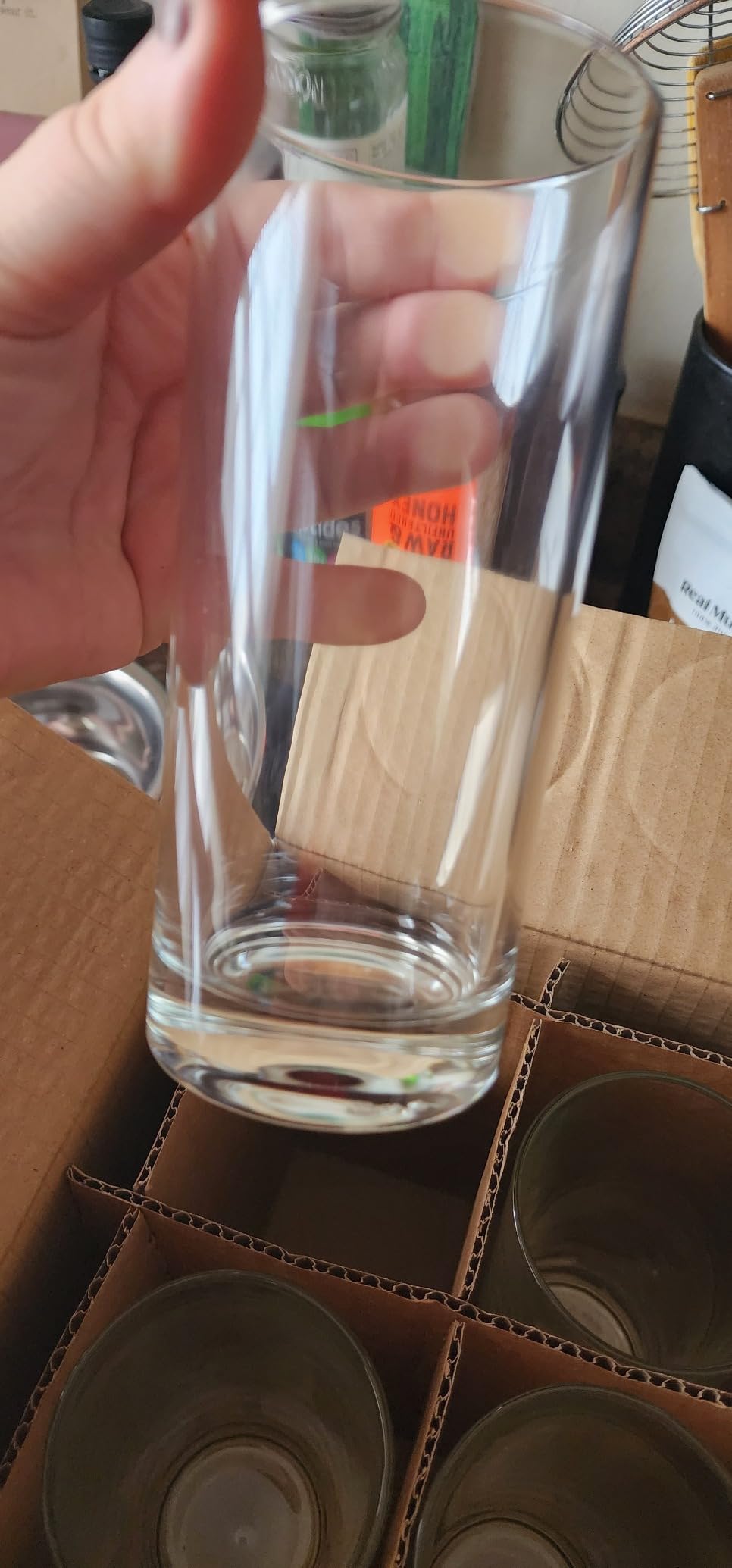 Godinger Whiskey Glasses, Bourbon Rocks Cocktail Set of 4, Made in Italy customer photo 1
