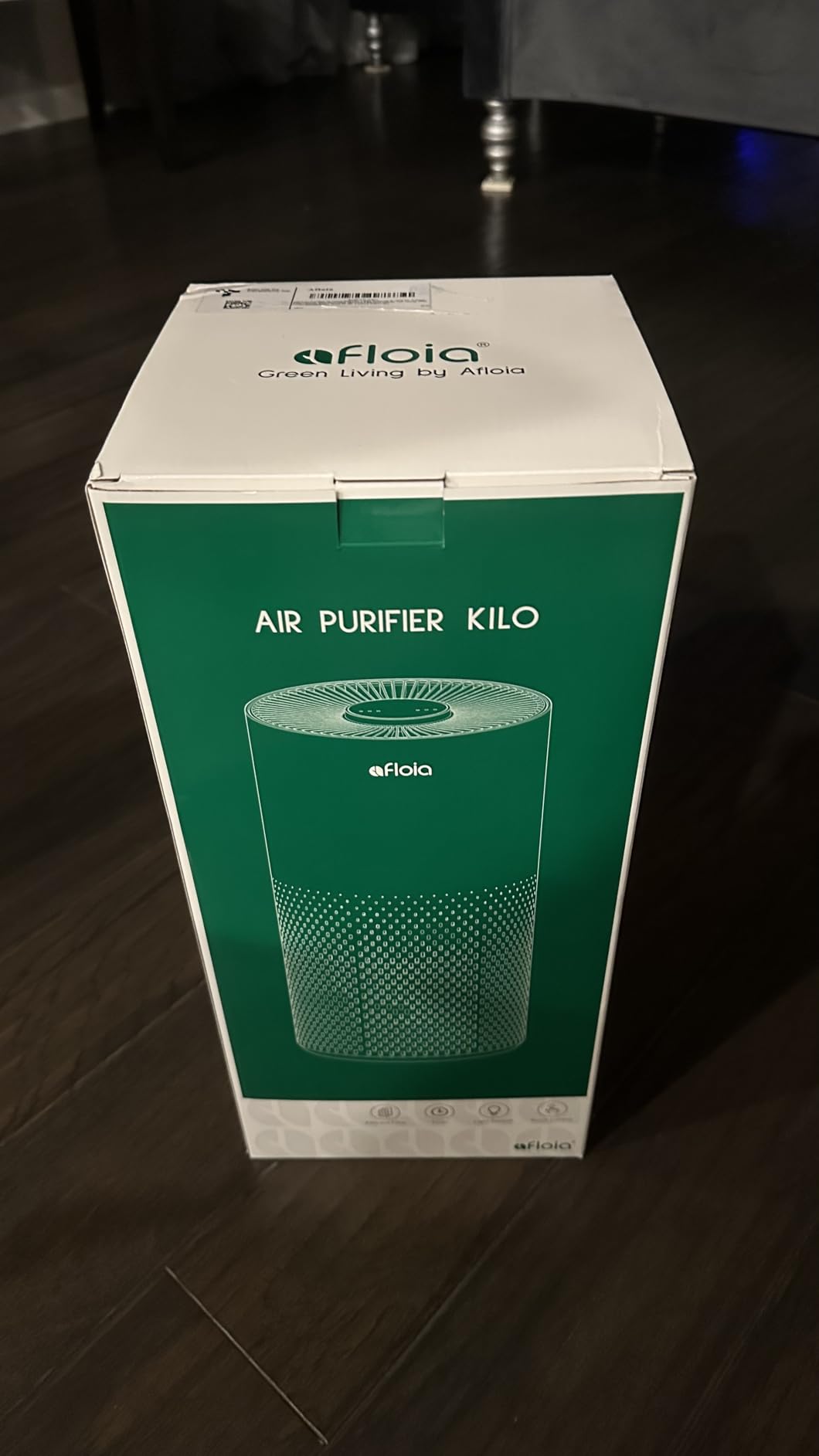 Afloia Air Purifier for Home Bedroom Large Room up to 1500 Sq Ft | Upgraded 4-Stage Filtration, Washable Pre-Filter, 22dB Sleep Mode, 7 Color Light, 2/4/8/16H Timer, Kilo White customer photo 1