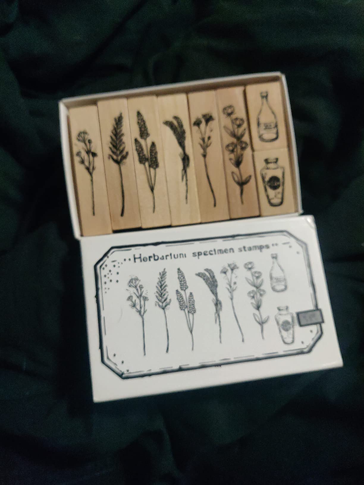 Zonon 16 Pcs Wooden Rubber Stamps, Plant and Flower Stamp Set for Crafting customer photo 1