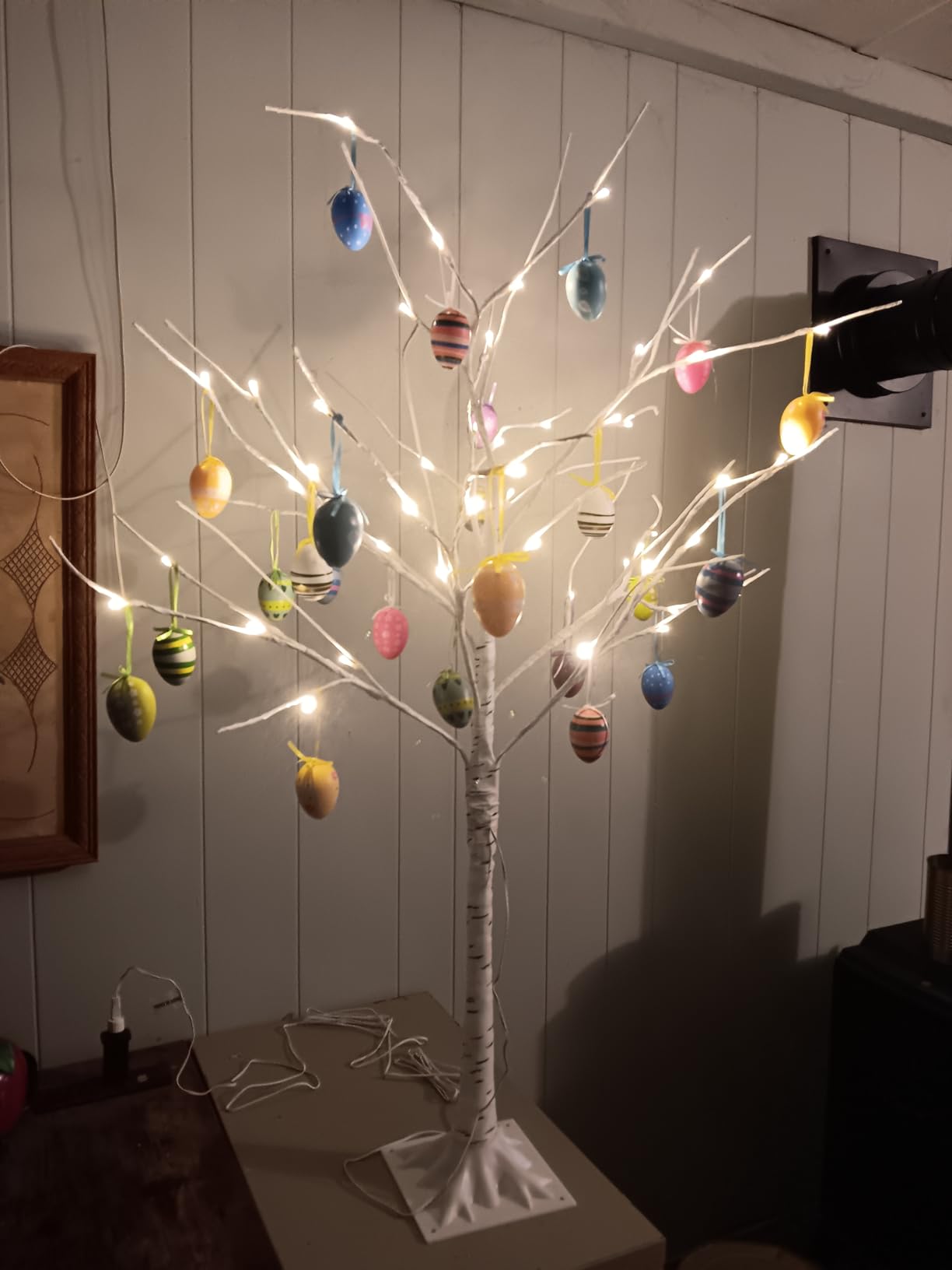 24 Pcs Easter Hanging Eggs, Easter Egg Tree Ornaments customer photo 1