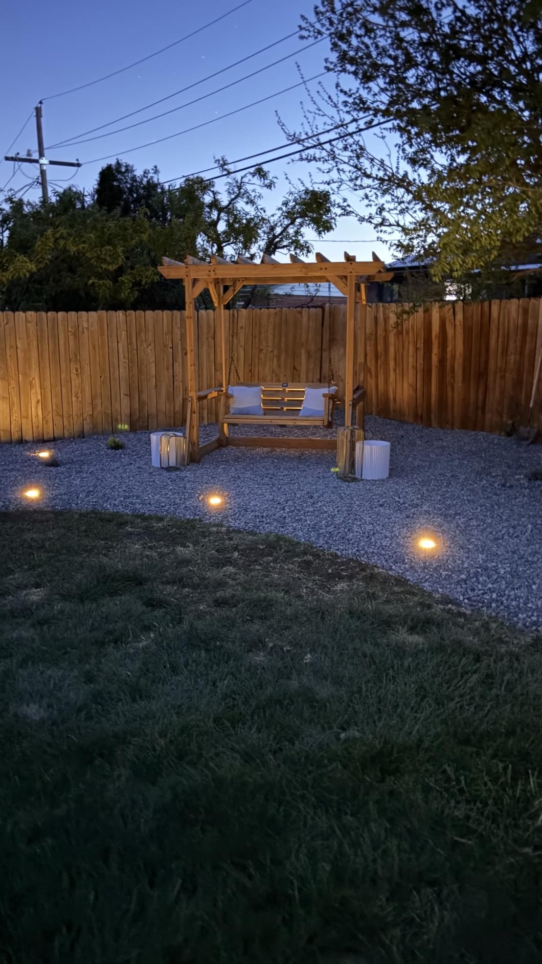 4.6 Inch Diameter Solar Ground Lights, Waterproof Solar Garden Lights, Outdoor Garden Waterproof Bright in-Ground Light, Landscape Lighting for Pathway,Yard,Lawn,Patio,Walkway (12 Pack Warm Light) customer photo 2