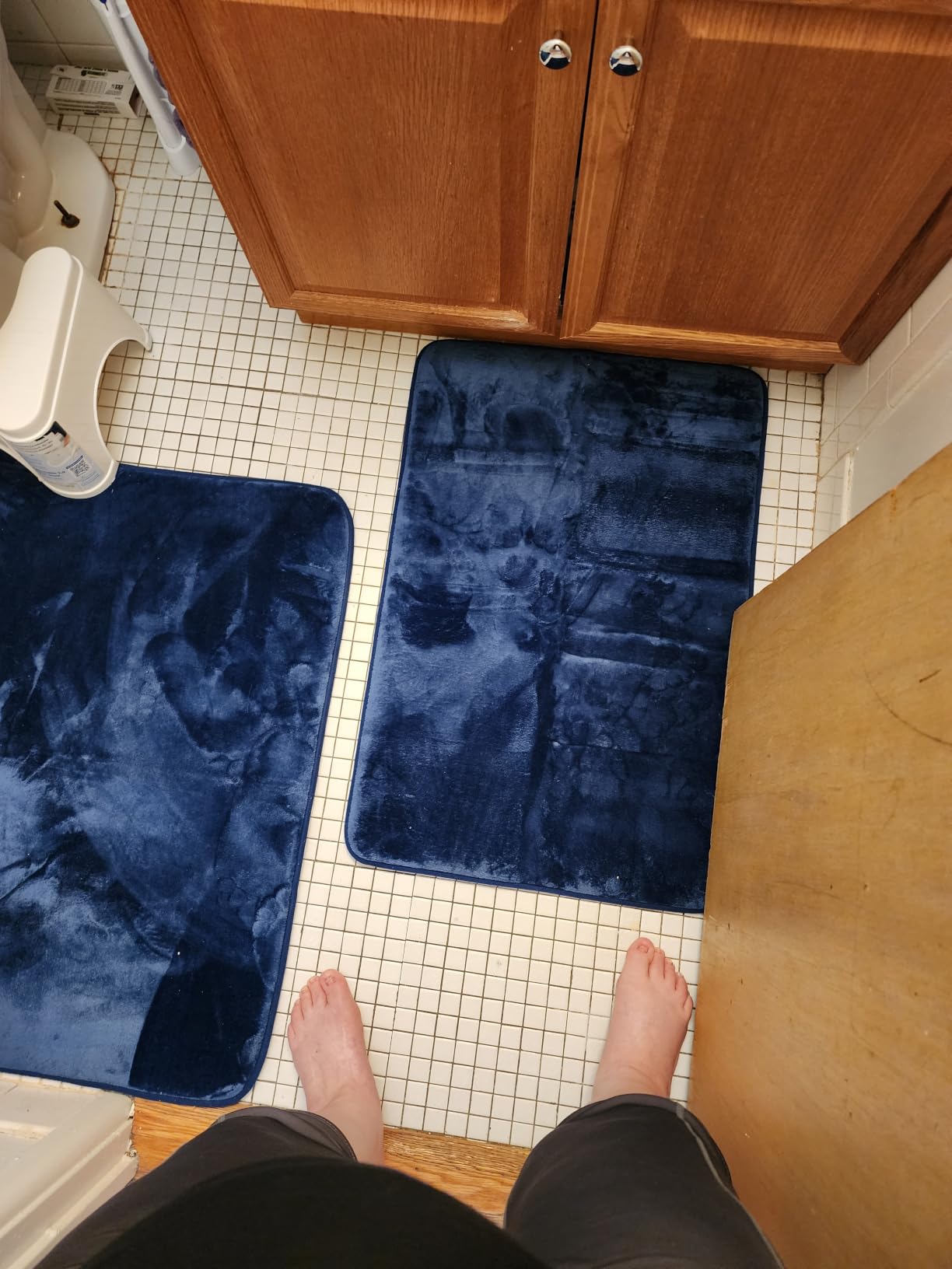 Smiry Memory Foam Bath Mat 30x20, Extra Soft and Absorbent Bathroom Rugs customer photo 1