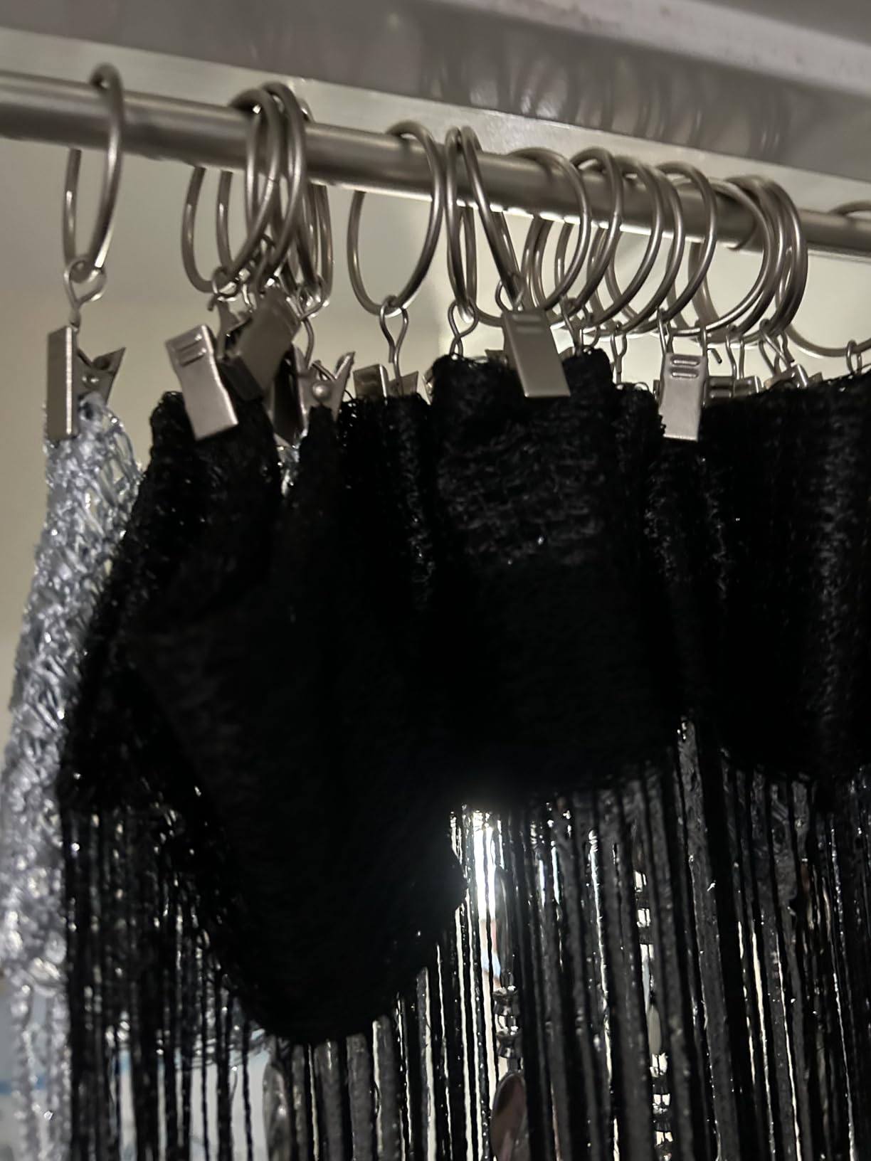 42 Pack Curtain Rings with Clips 1.26