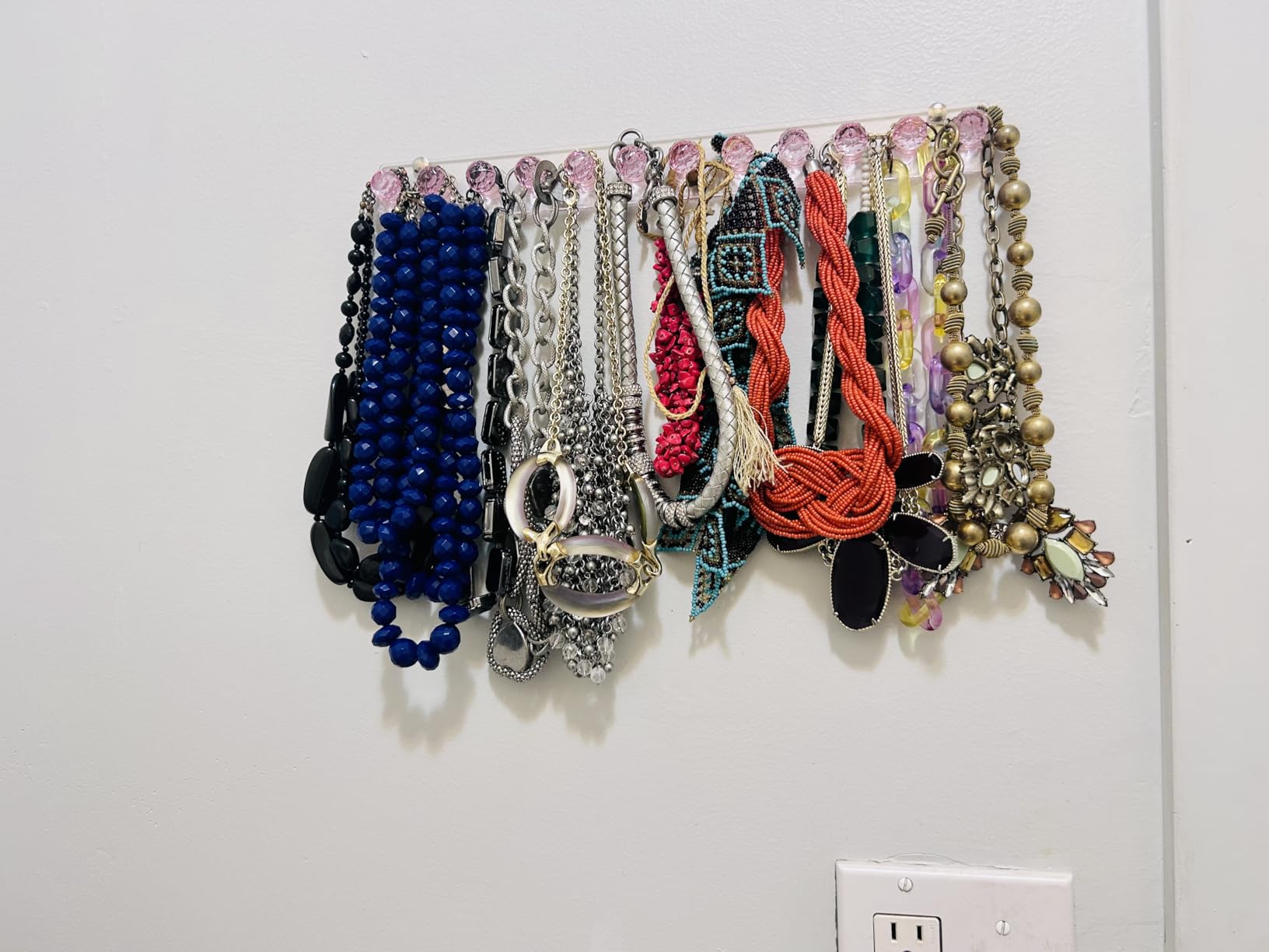 Heesch Necklace Hanger, Necklace Organizer, Acrylic Jewelry Wall Holder customer photo 1