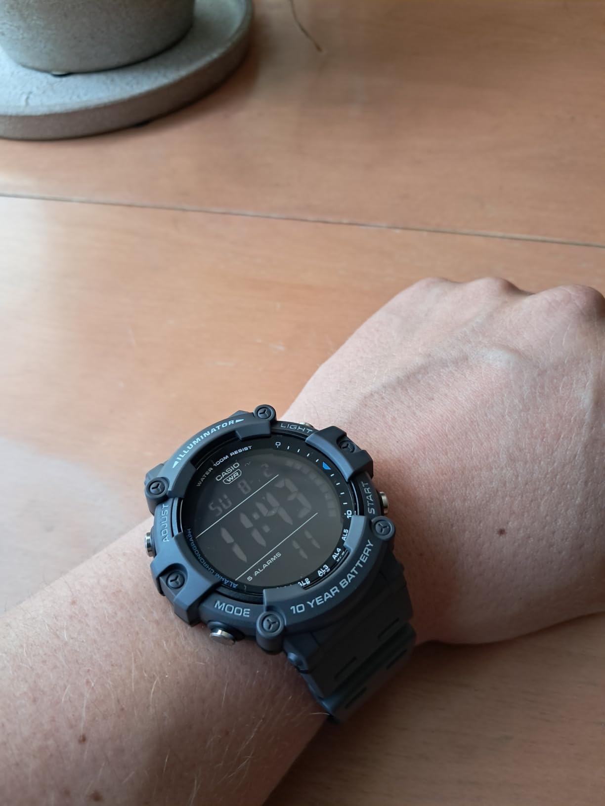 Casio Illuminator AE1500WH Series | 10-Year Battery | LED Backlight | 5-Alarms | 1/100 Sec Stopwatch | Men's Digital Watch customer photo 2