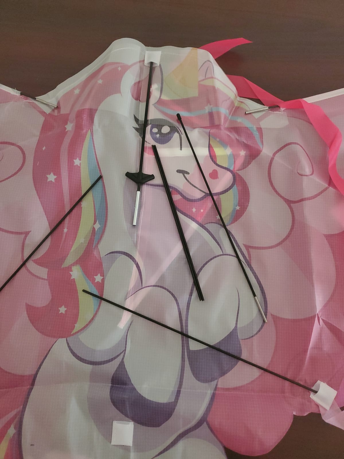 JOYIN 43.3'' Unicorn Kite Easy to Fly for Kids and Adults, Large Beach Kite for Outdoor Games and Activities customer photo 2