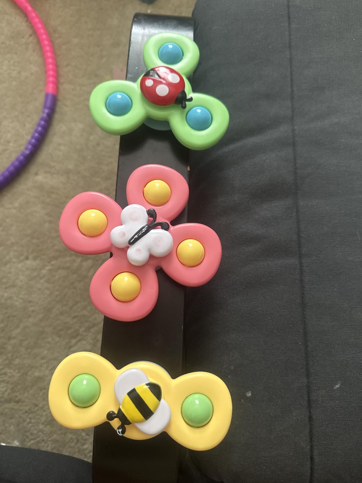ALASOU Suction Cup Spinner Airplane Travel Toys for 1 Year Old Boy Girl customer photo 2