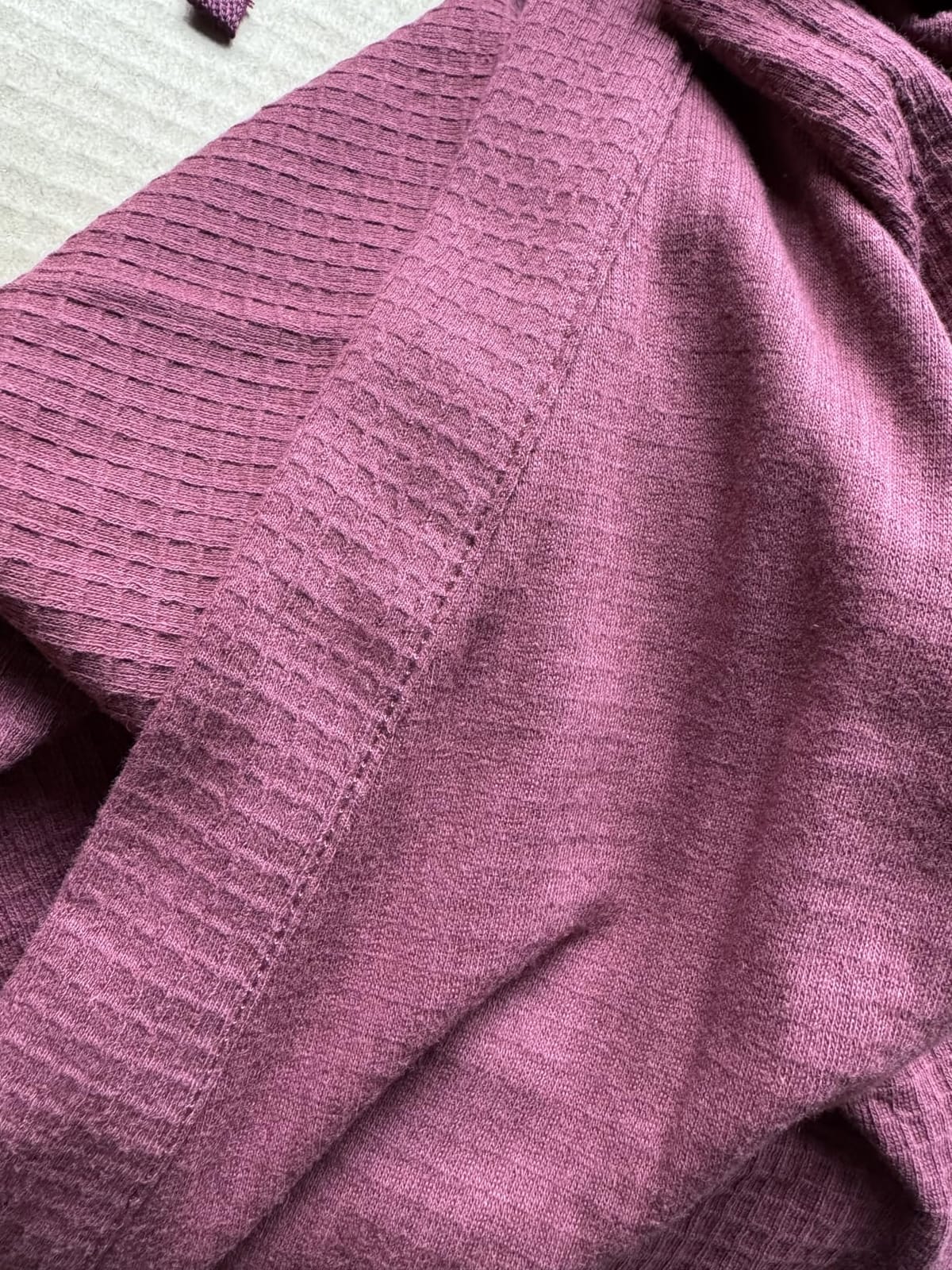 Women's Lightweight Waffle Full-Length Bath Robe (Available in Plus Size) customer photo 2