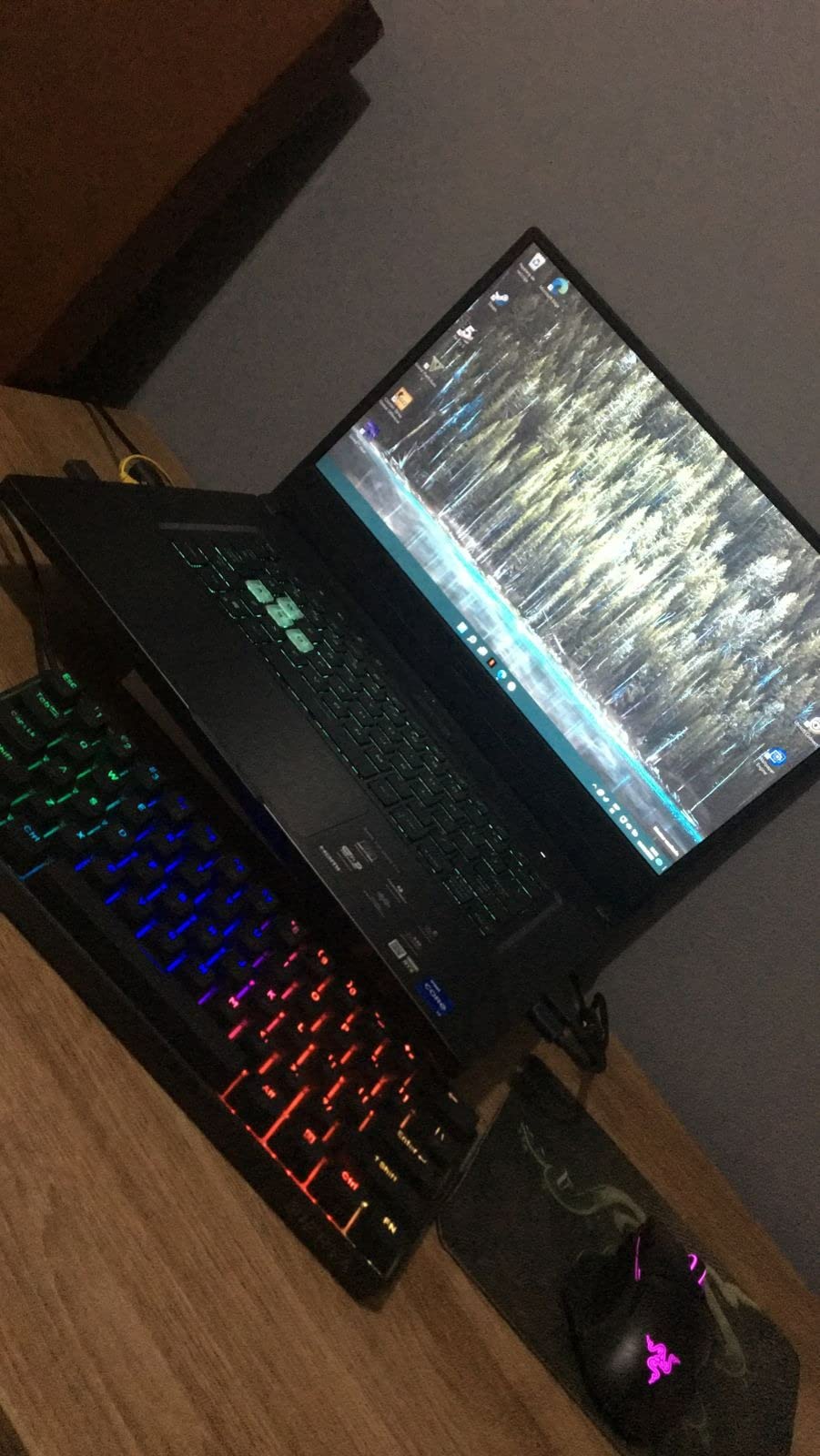 ASUS TUF Dash 15 (2021) Ultra Slim Gaming Laptop, 15.6†144Hz FHD, GeForce RTX 3050 Ti, Intel Core i7-11370H, 8GB DDR4, 512GB PCIe NVMe SSD, Wi-Fi 6, Windows 10, Eclipse Grey Color, TUF516PE-AB73 customer photo 2
