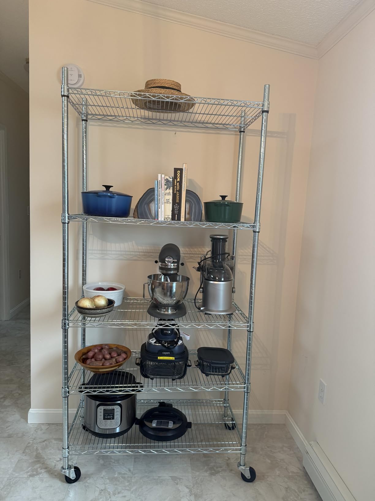 UltraDurable 5-Tier NSF Steel Wire Shelving, 36