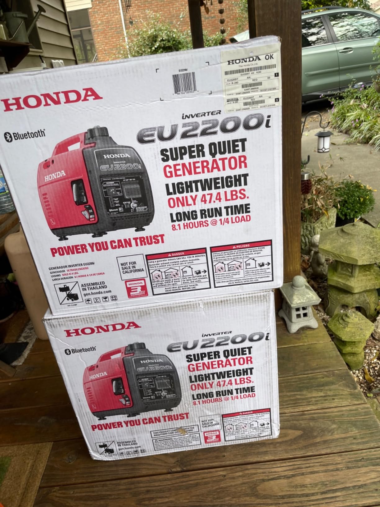 Honda EU2200i 2200 Watt Inverter Generator (EU2200ITAN) customer photo 1