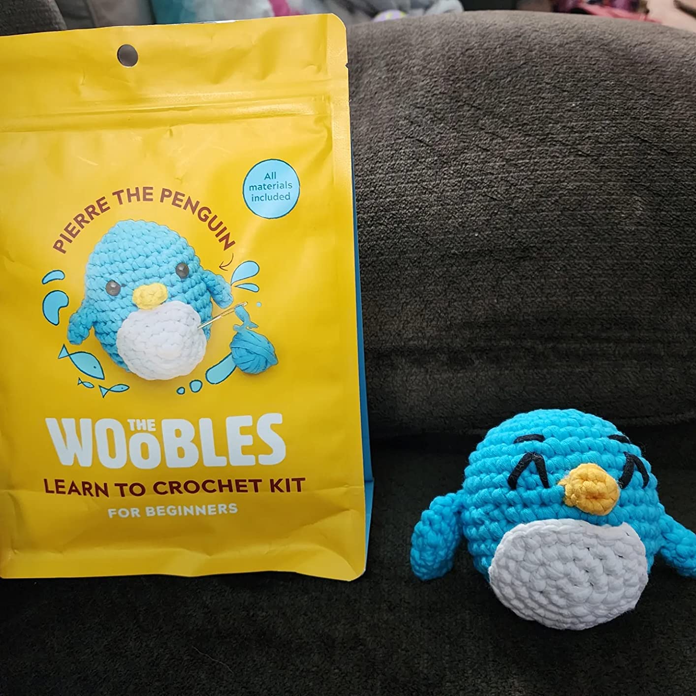 The Woobles Crochet Kit for Beginners - Pierre The Penguin customer photo 2