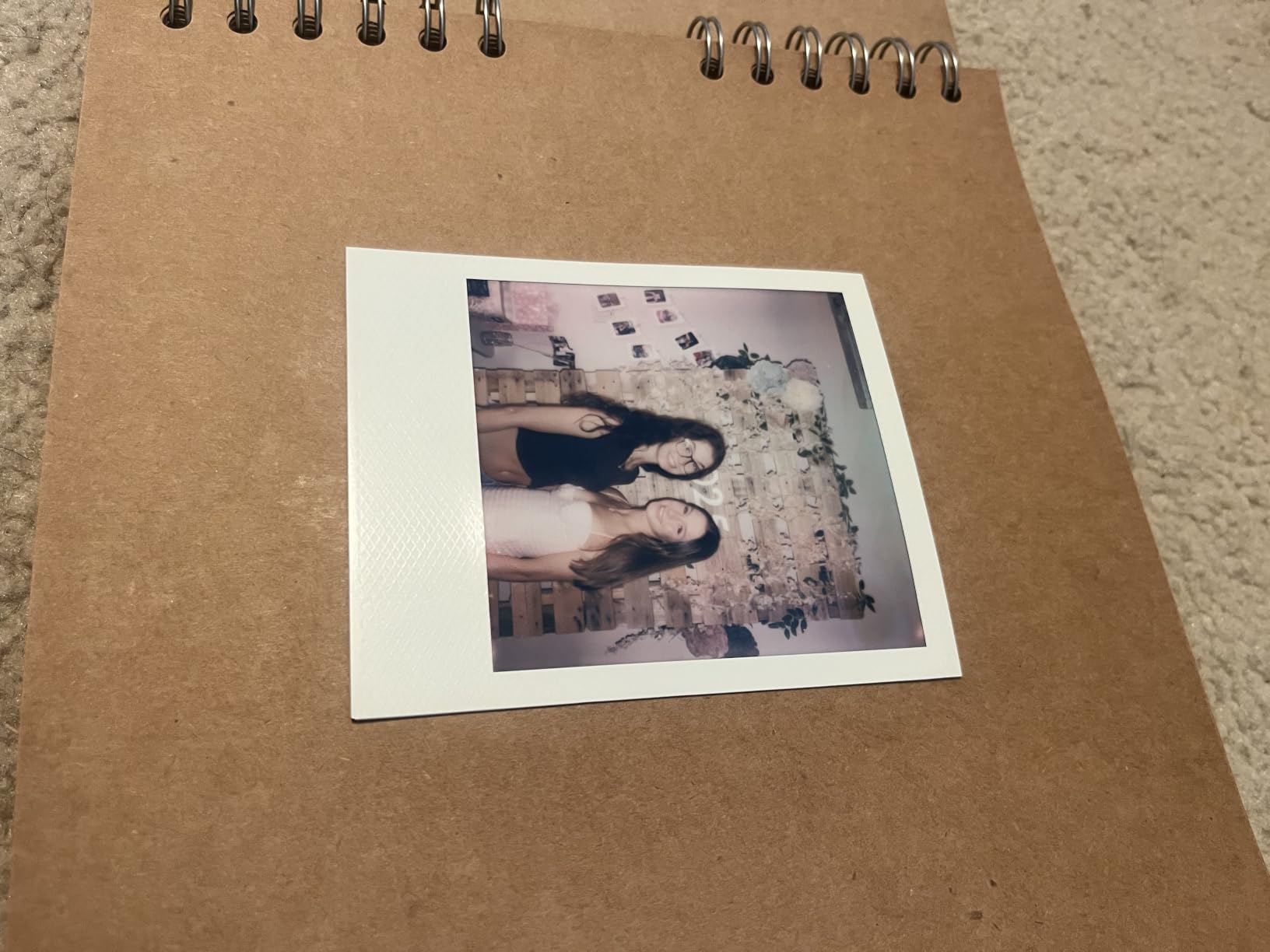 Bstorify Scrapbook Album 60 Pages (8 x 8 Inch) Brown Photo Album Scrap Book customer photo 1