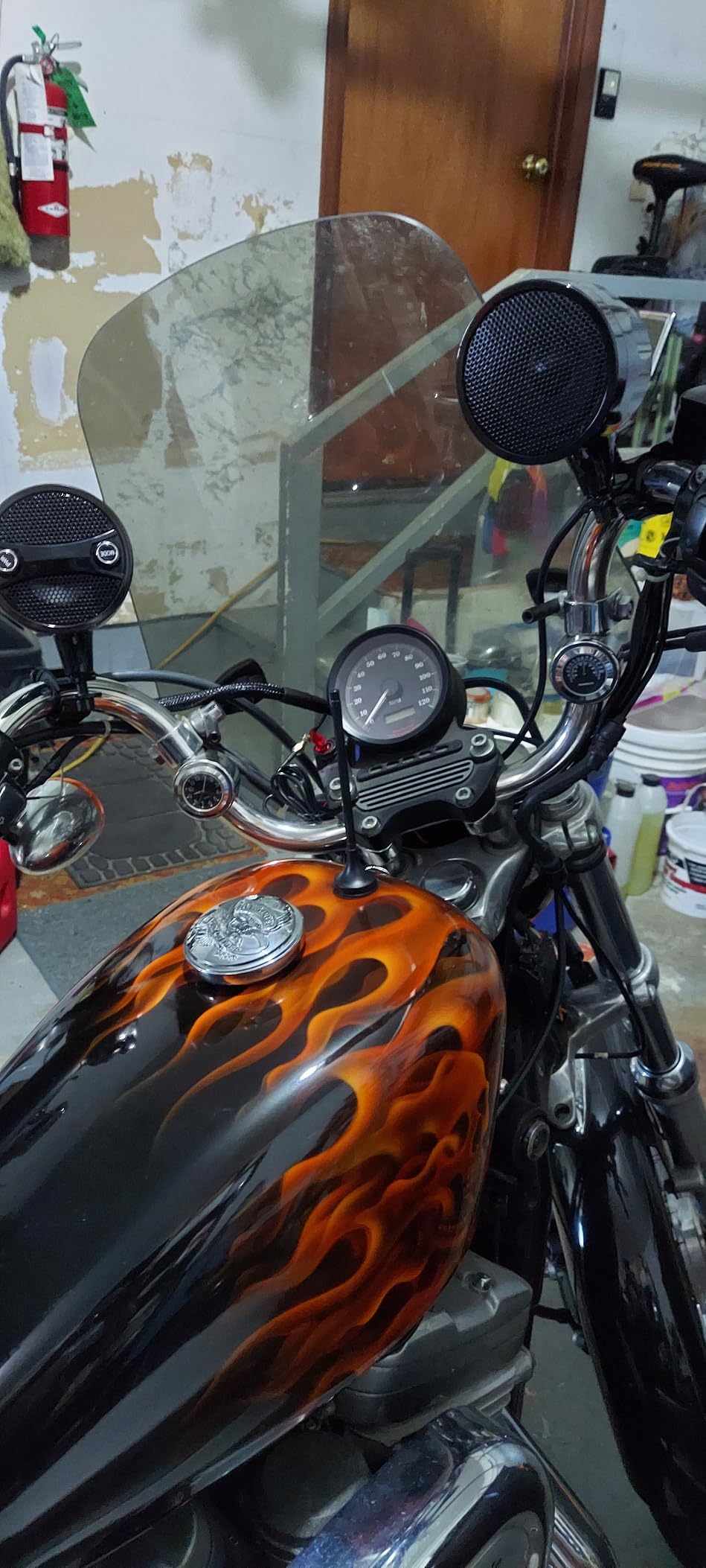 Motorcycle Speakers Motorcycle Bluetooth Speakers Motorcycle Speakers Bluetooth Waterproof Motorcycle Radio ATV UTV Sound System RZR Speakers Golf cart Stereo System Jet ski Speakers Sound bar customer photo 1