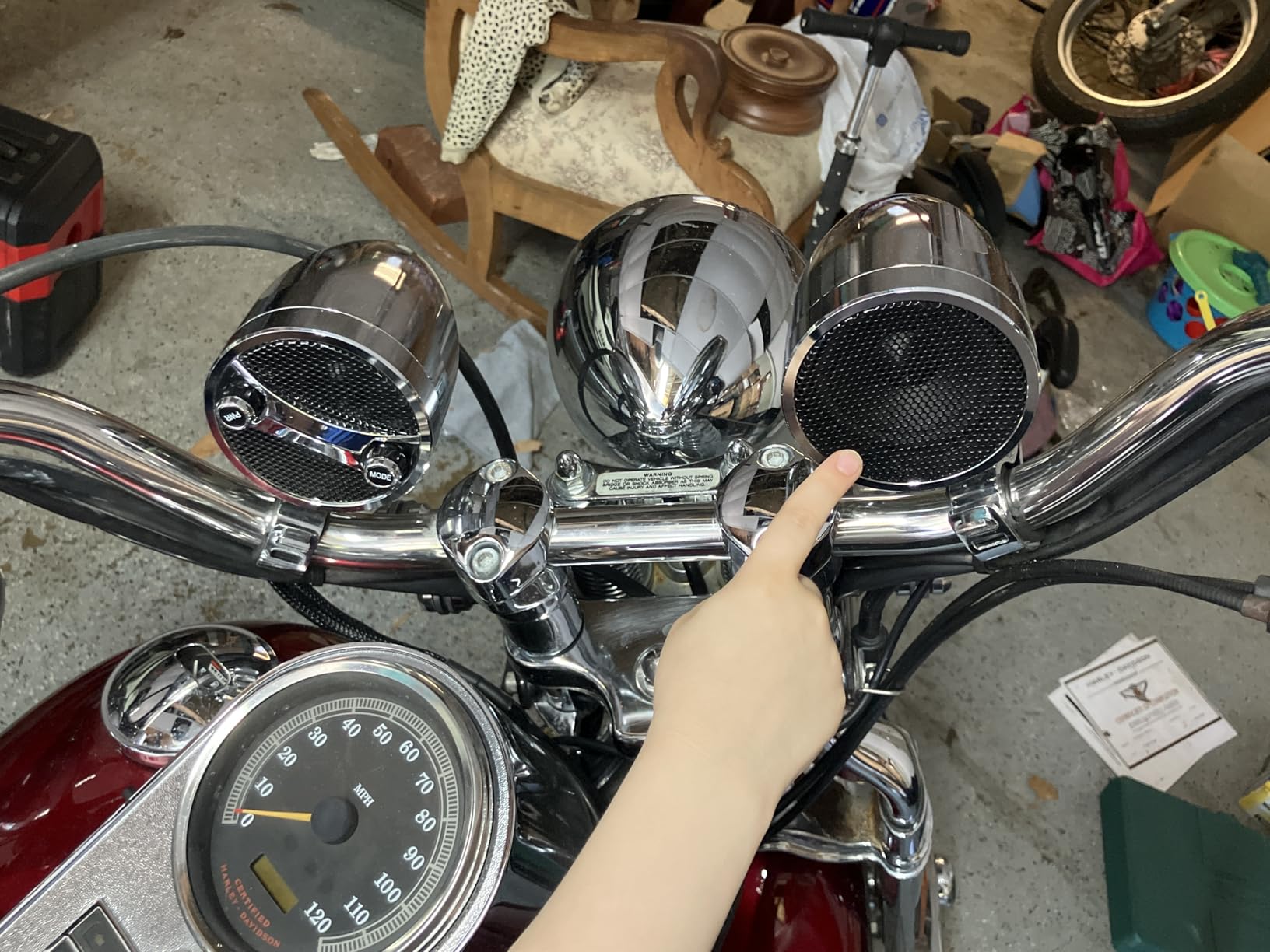 Motorcycle Speakers Motorcycle Bluetooth Speakers Motorcycle Speakers Bluetooth Waterproof Motorcycle Radio ATV UTV Sound System RZR Speakers Golf cart Stereo System Jet ski Speakers Sound bar customer photo 2