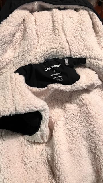 Calvin Klein Men's Lightweight Packable Down Jacket With Sherpa Lining customer photo 1